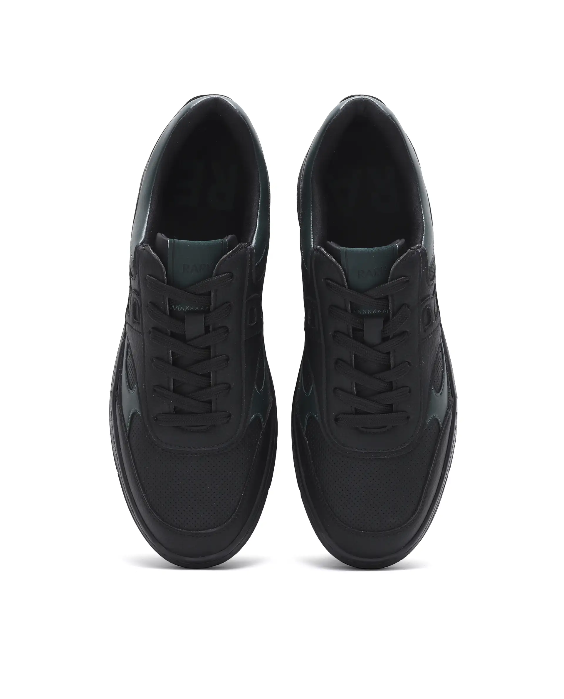 Rarez Men's Navo Black Micro Fiber Sneaker - Image 3