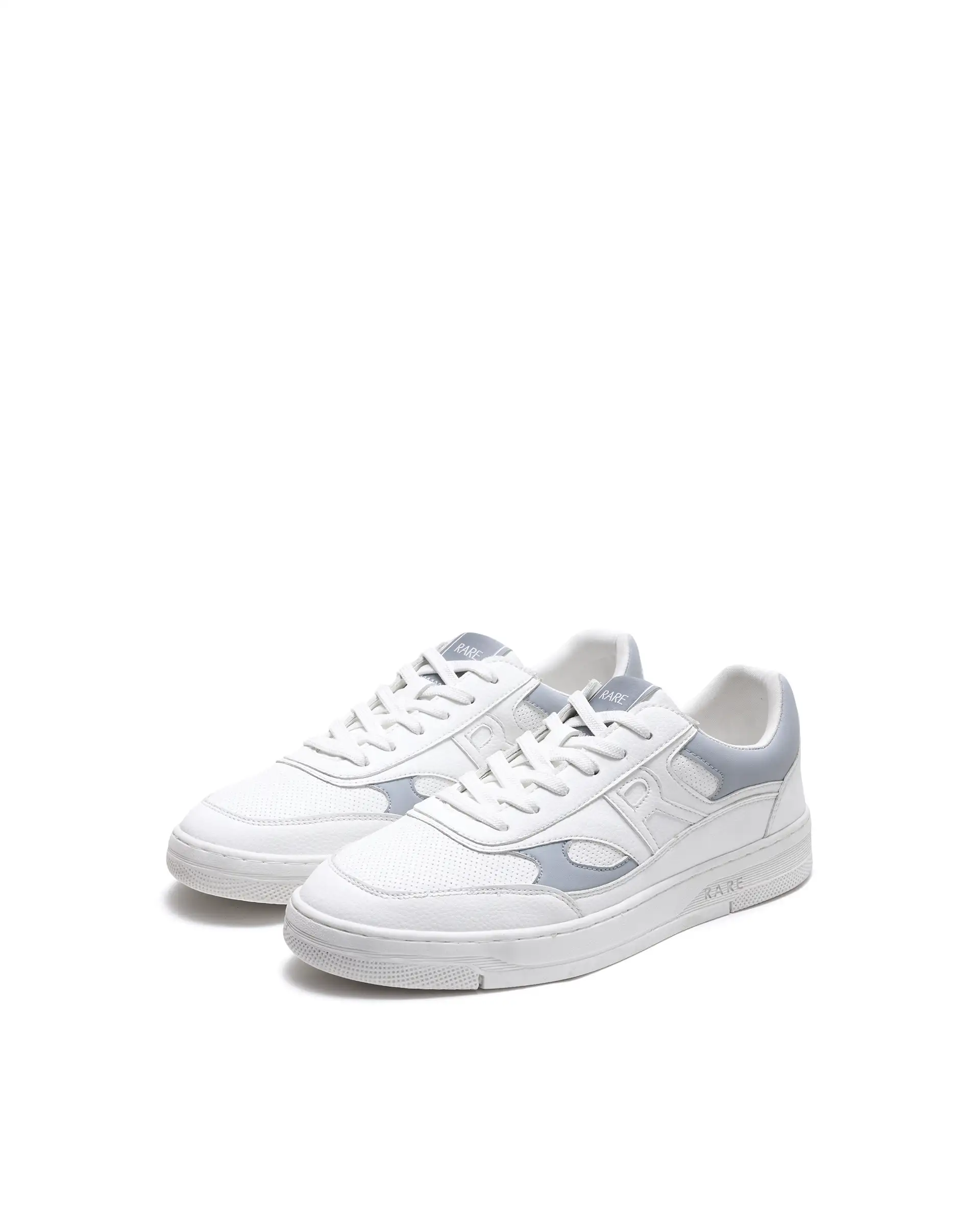Rarez Men's Navo White Micro Fiber Sneaker - Image 2