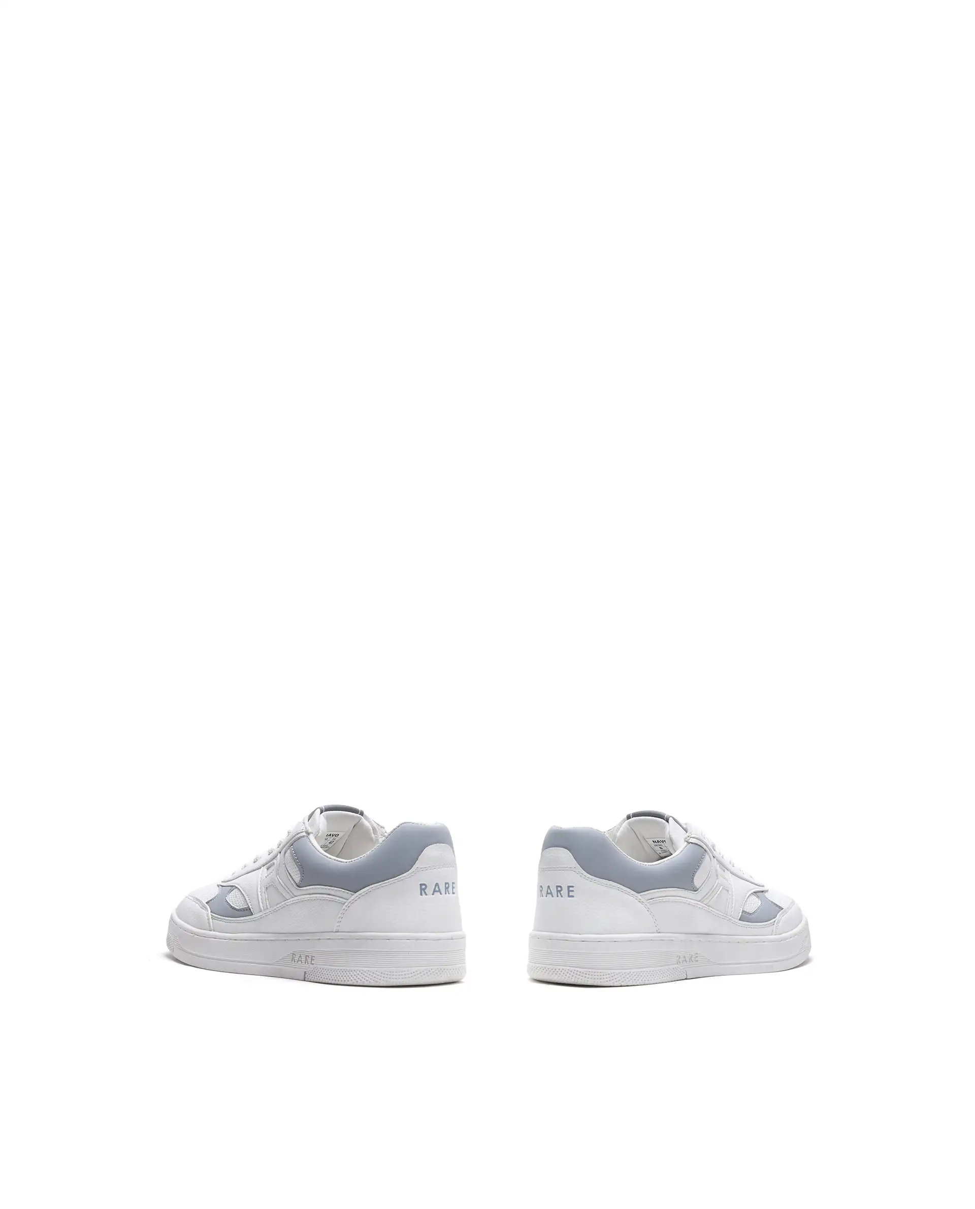 Rarez Men's Navo White Micro Fiber Sneaker - Image 4