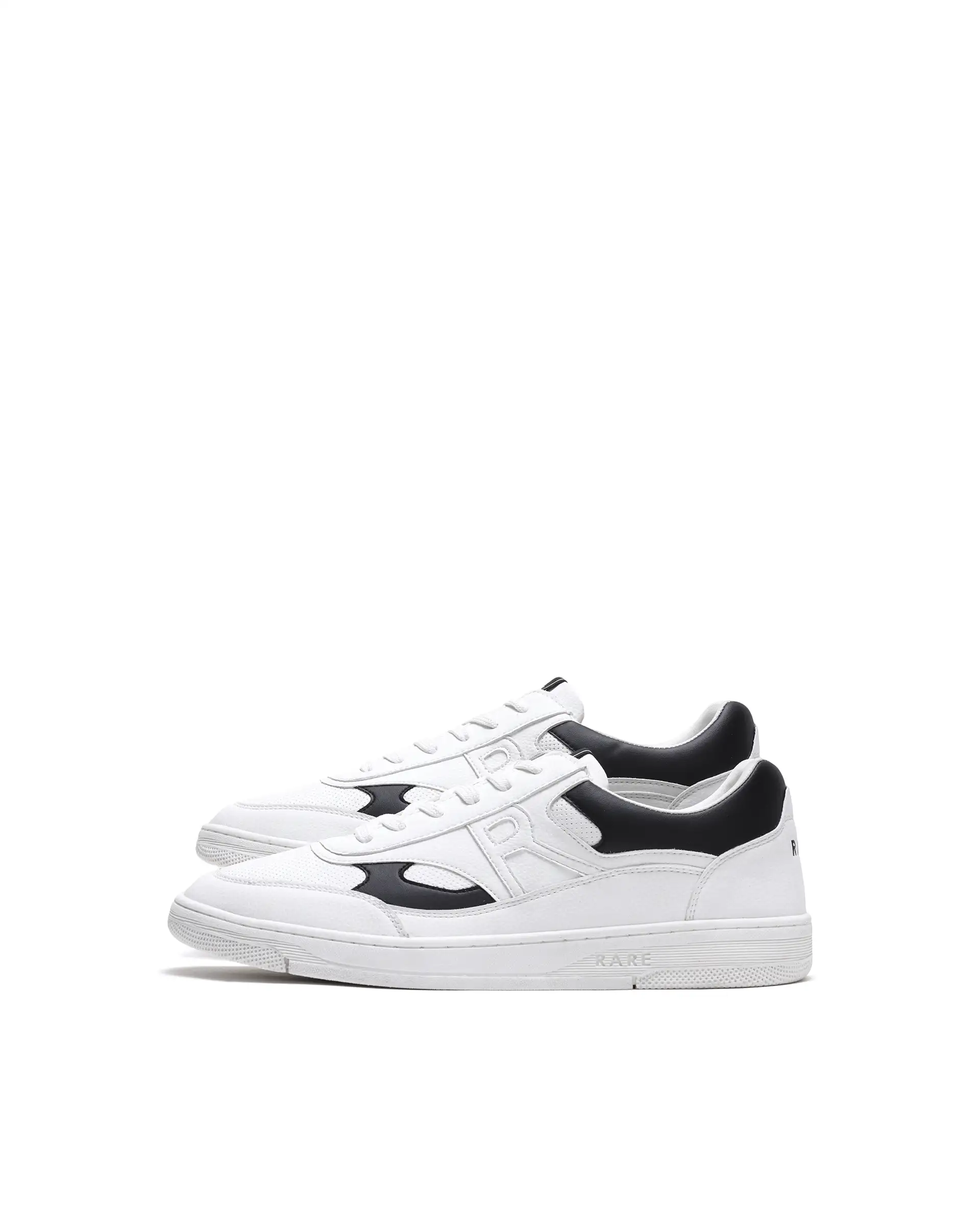 Rarez Men's Navo White/Black Micro Fiber Sneaker - Image 3
