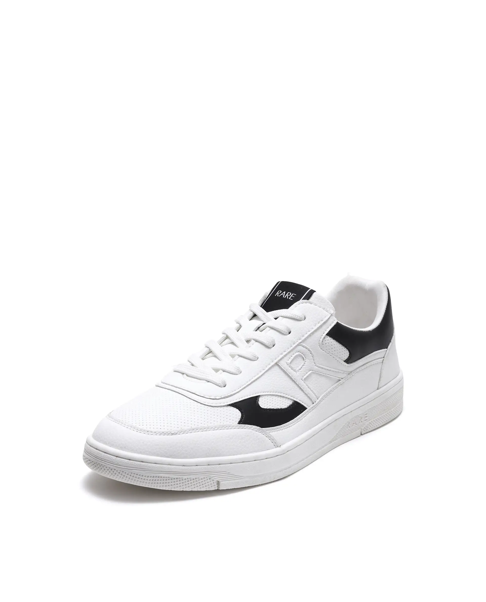 Rarez Men's Navo White/Black Micro Fiber Sneaker - Image 5