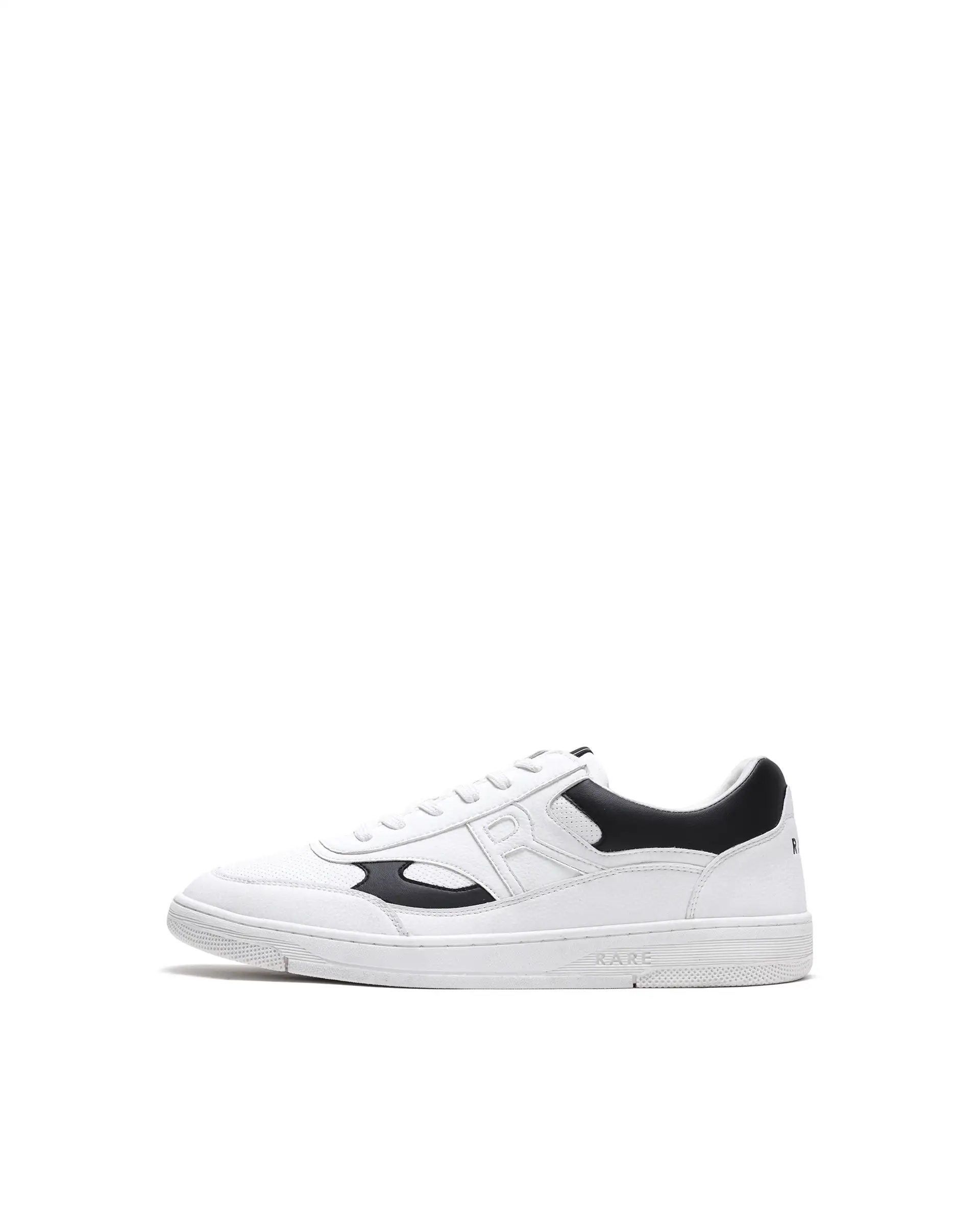 Rarez Men's Navo White/Black Micro Fiber Sneaker - Image 8