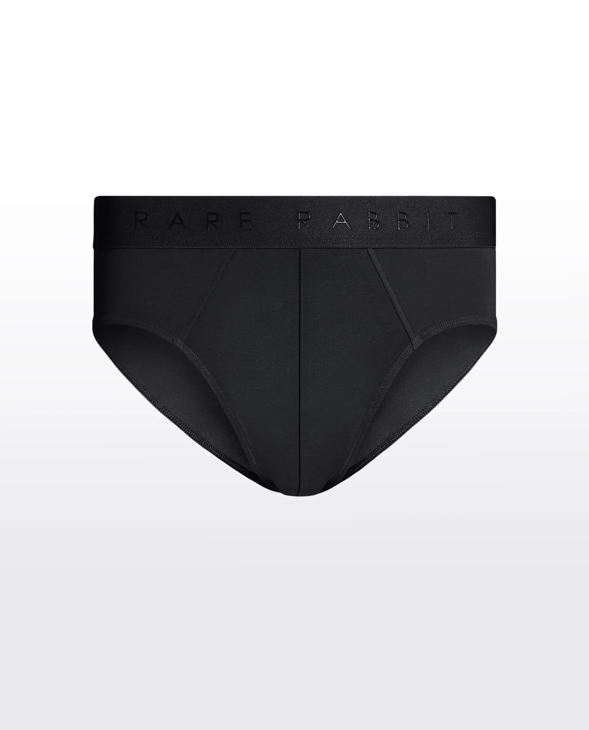 Rare Rabbit Men Near Black Soft Cotton Stretch Briefs (Pack Of 3) - Image 5