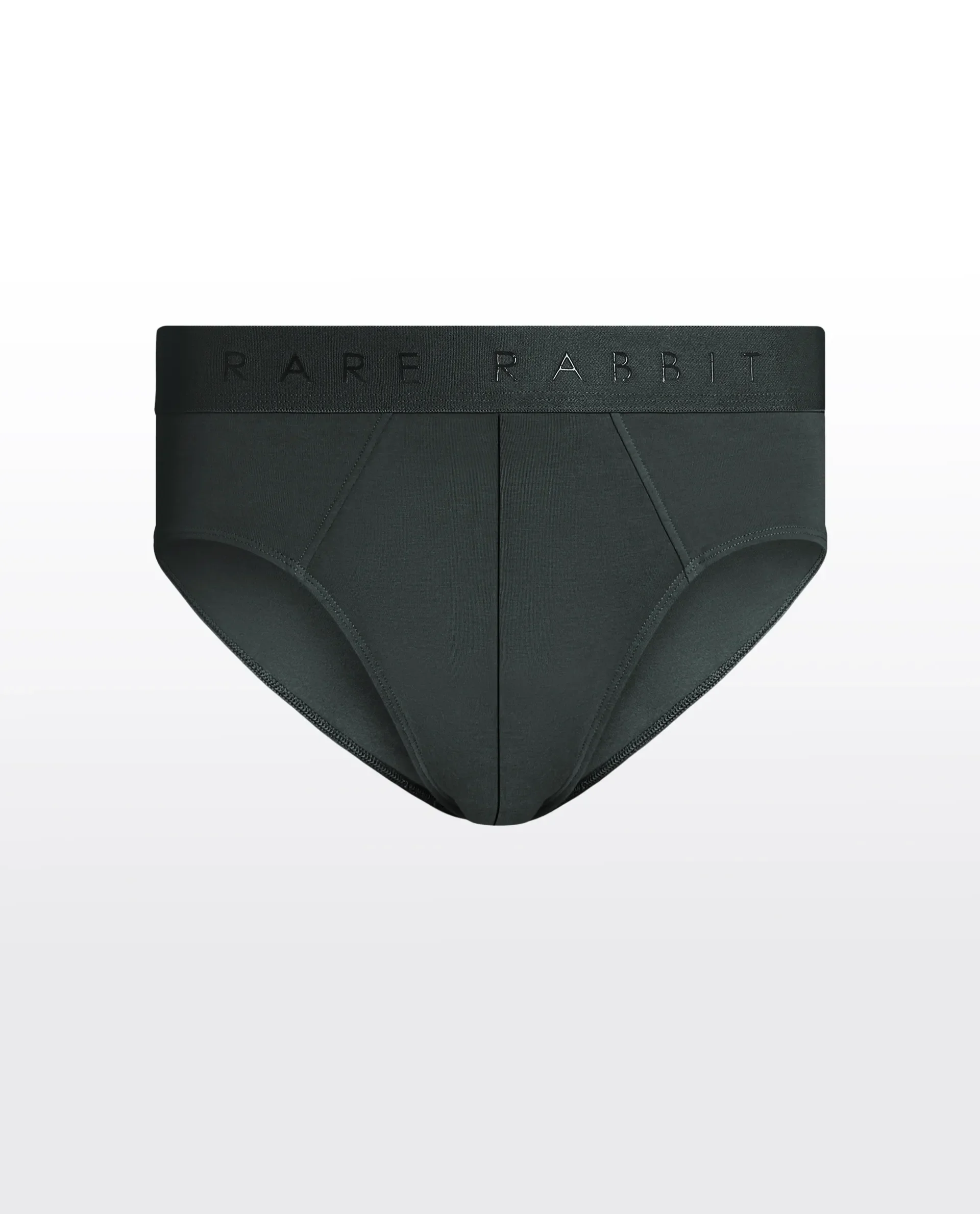 Rare Rabbit Men Near Olive/Prune/Teal Soft Cotton Stretch Briefs (Pack Of 3) - Image 6