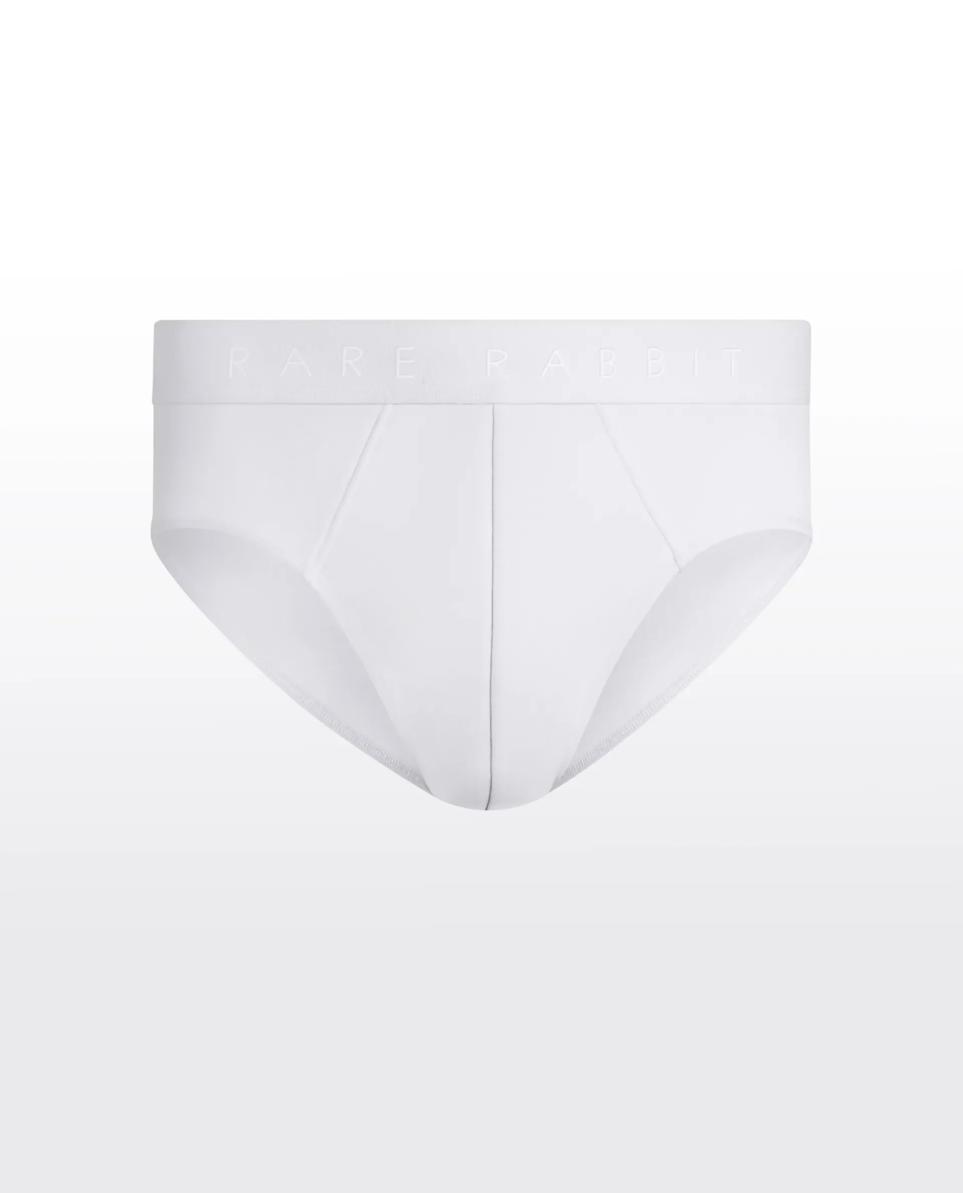 Rare Rabbit Men Near White Soft Cotton Stretch Briefs (Pack Of 3) - Image 3