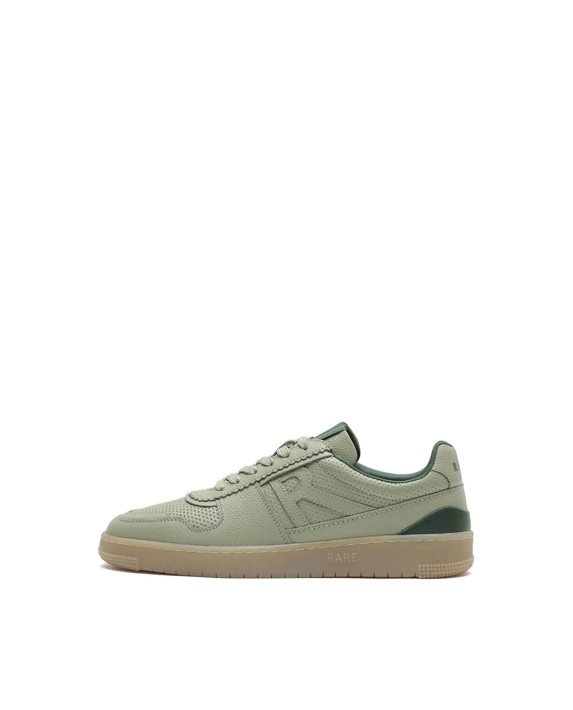 Rare Rabbit Mens Neva Sage Genuine Leather Lace-Up Closure Low -Top Dual Tone Sneaker - Image 10