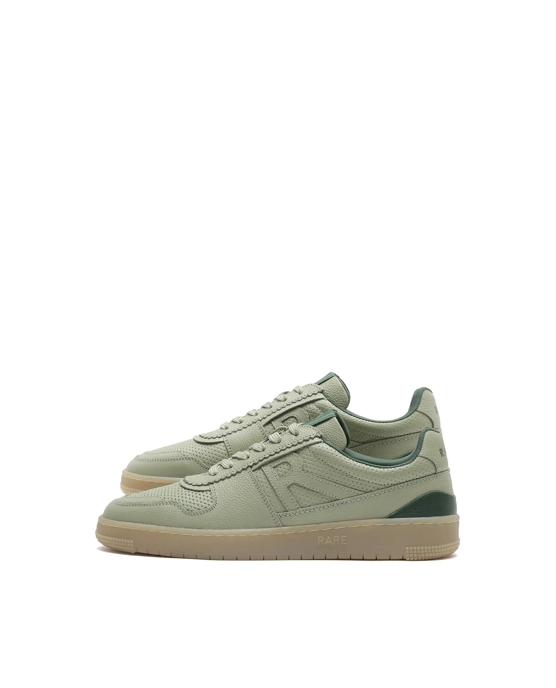 Rare Rabbit Mens Neva Sage Genuine Leather Lace-Up Closure Low -Top Dual Tone Sneaker - Image 6