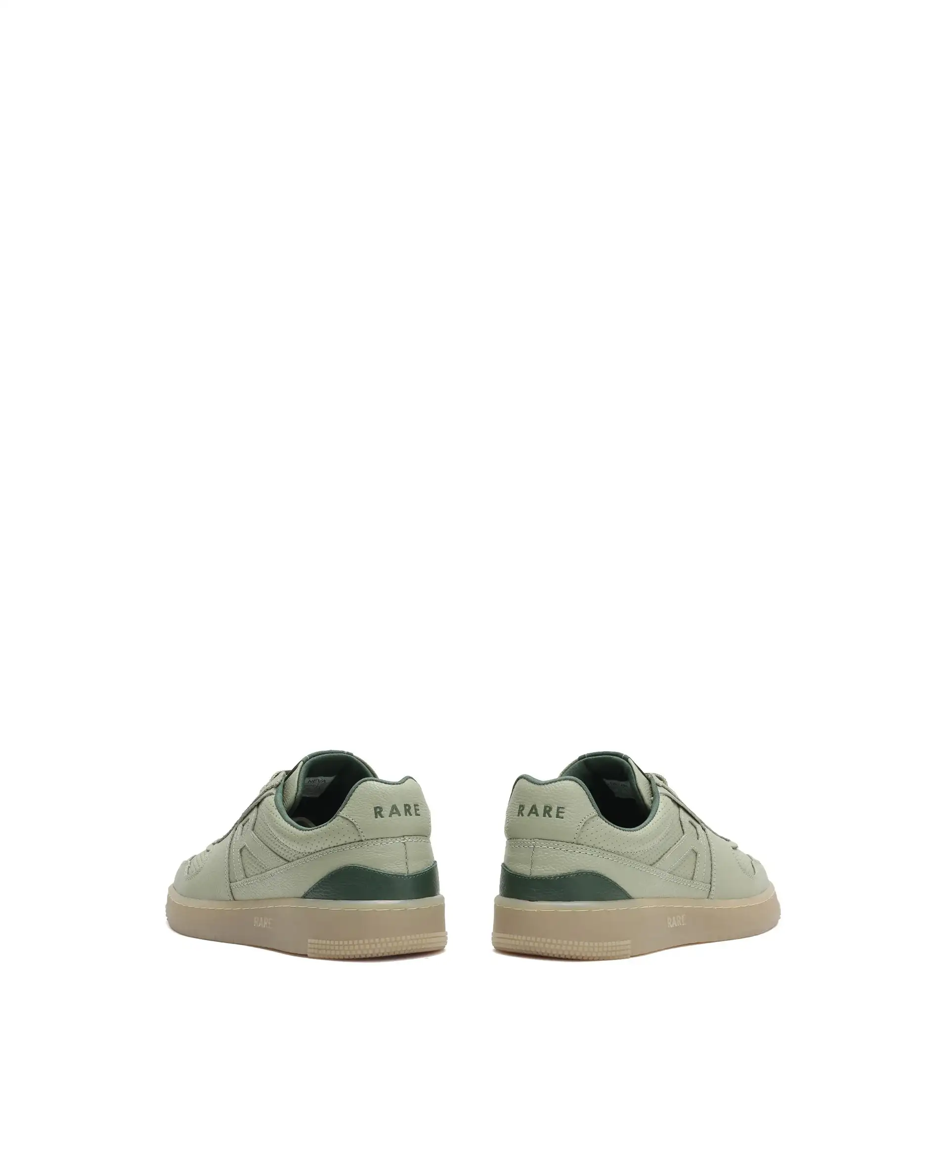 Rare Rabbit Mens Neva Sage Genuine Leather Lace-Up Closure Low -Top Dual Tone Sneaker - Image 7