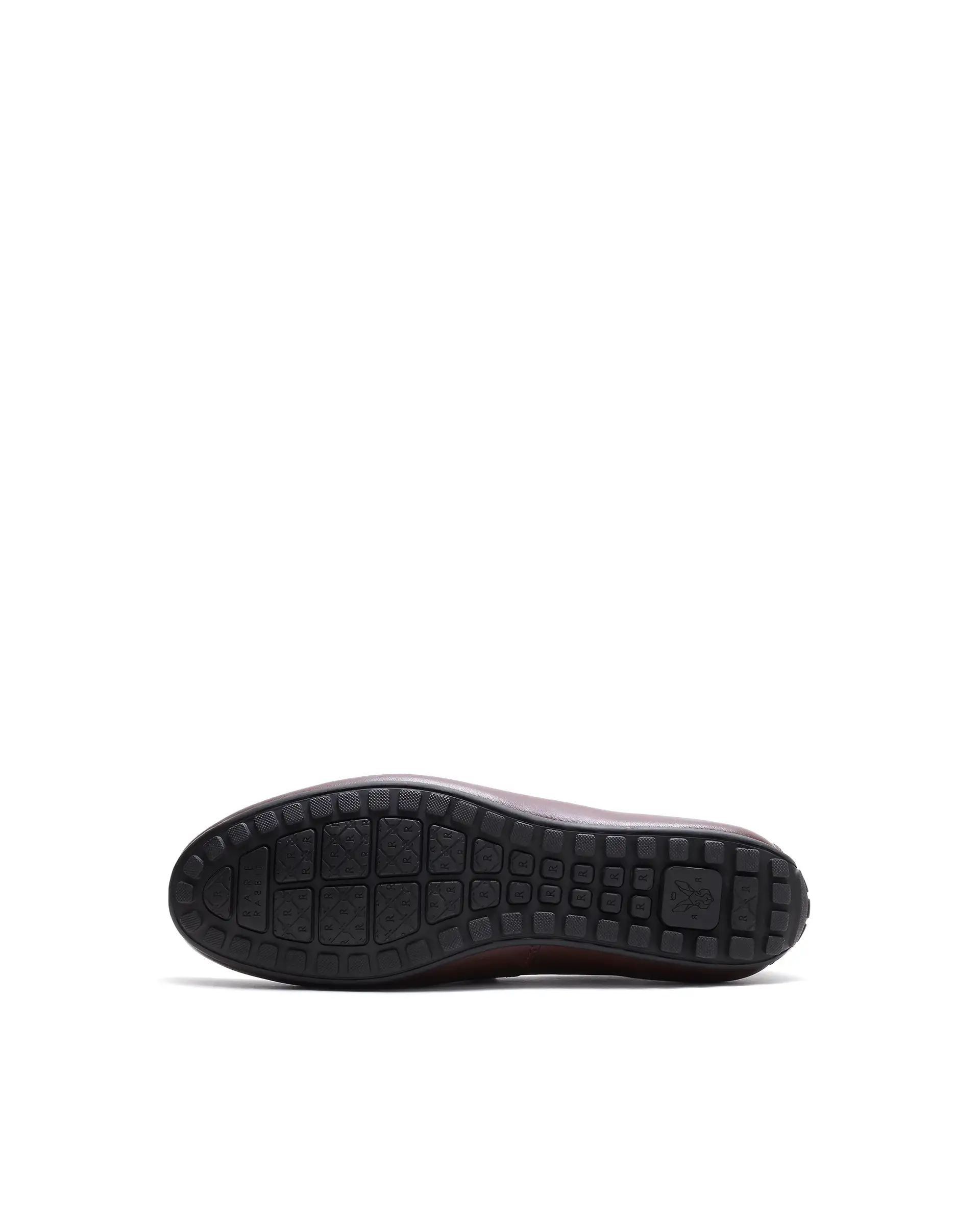 Rare Rabbit Men's Nexar Dark Burgundy Micro-textured Leather Drivers - Image 5