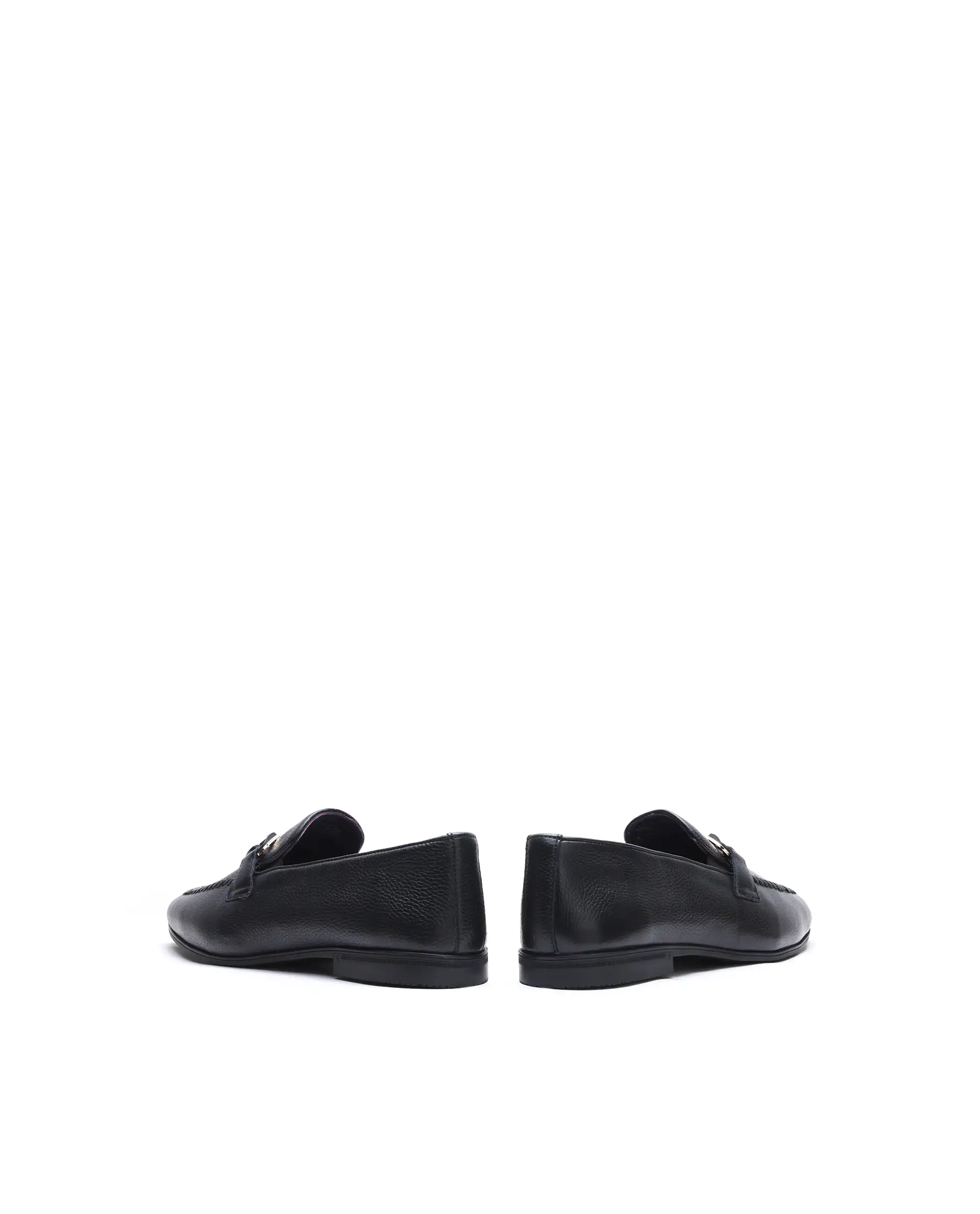 Rare Rabbit Men's Nico Black Leather Mocassin - Image 5