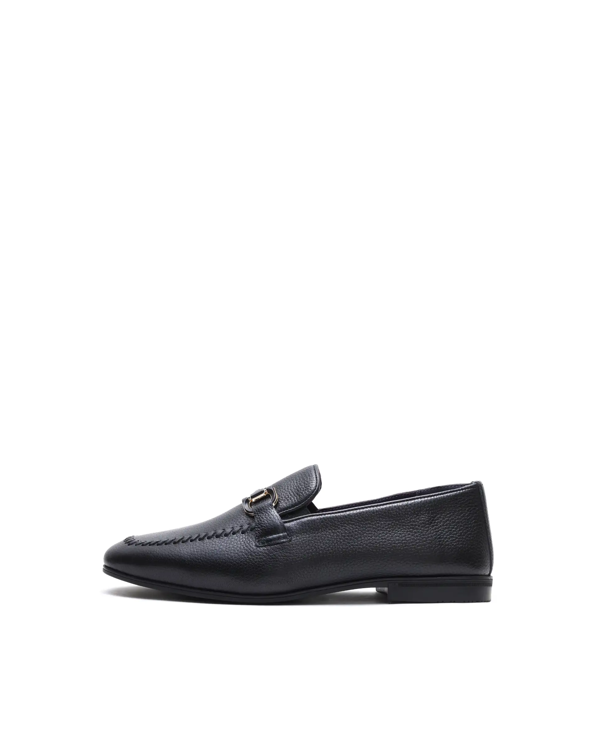 Rare Rabbit Men's Nico Black Leather Mocassin - Image 8