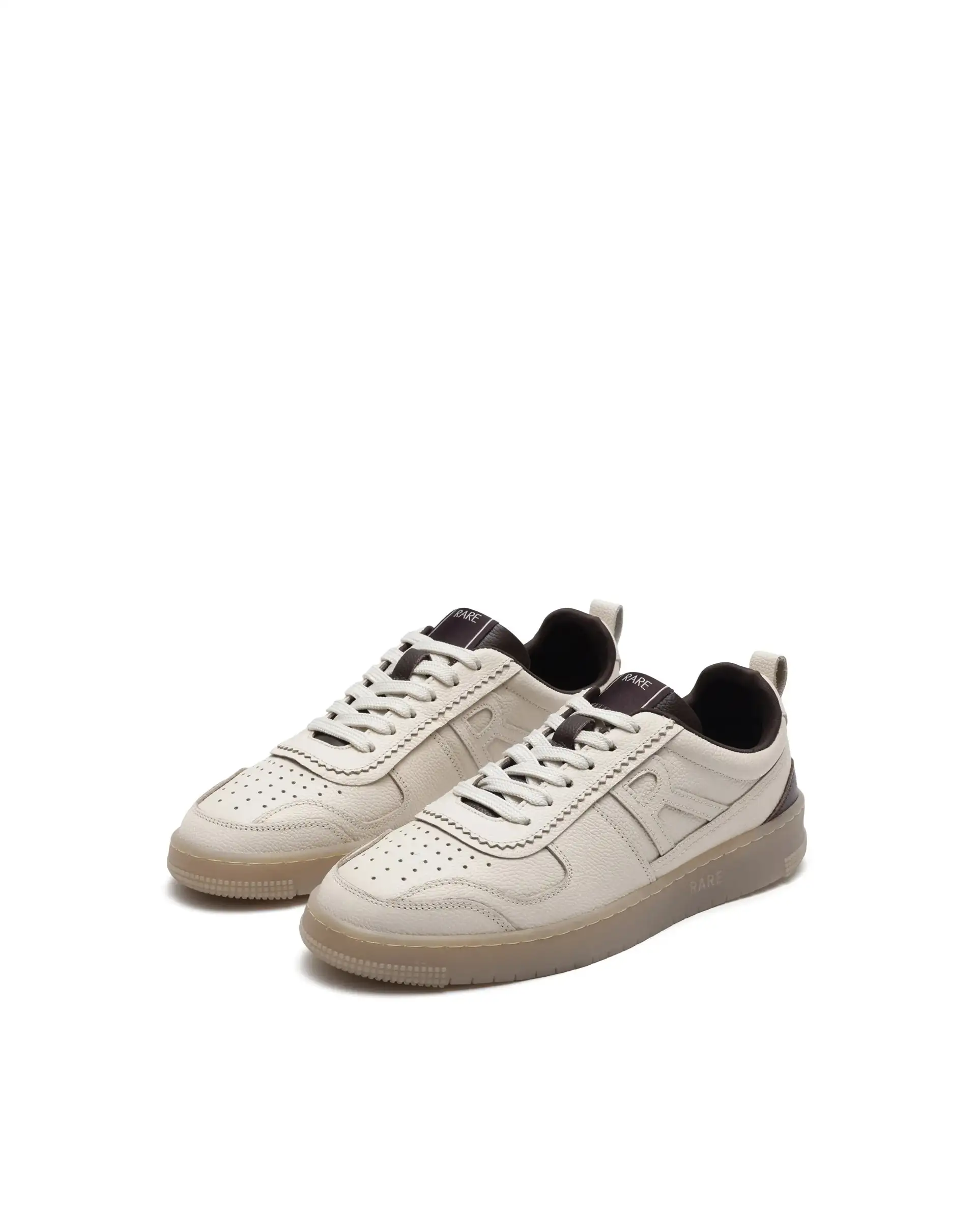 Rare Rabbit Men's Nigel Beige Lace-Up Closure Sneaker - Image 3