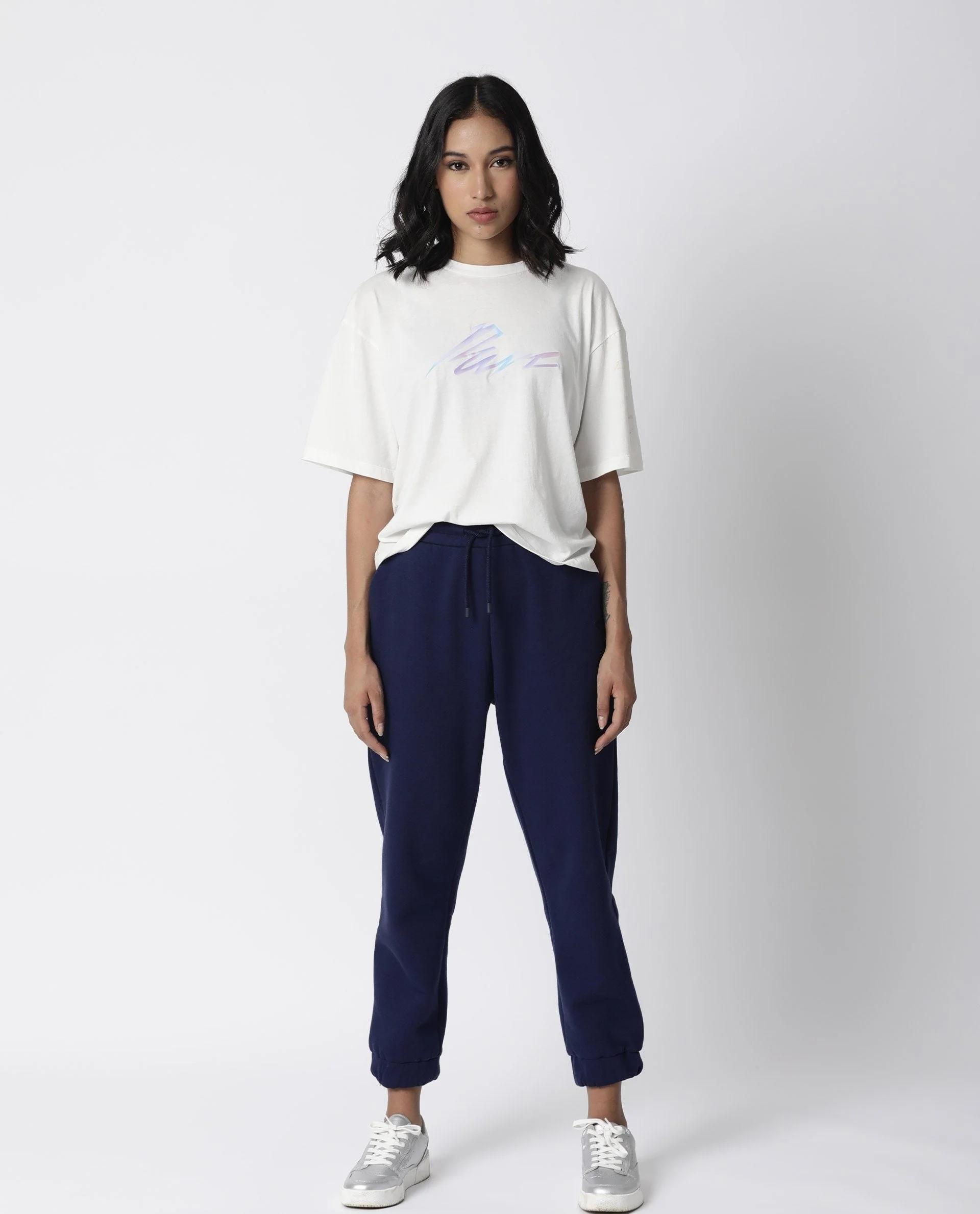 Rareism Women Niki Offwhite T-Shirt Short Sleeves - Image 10