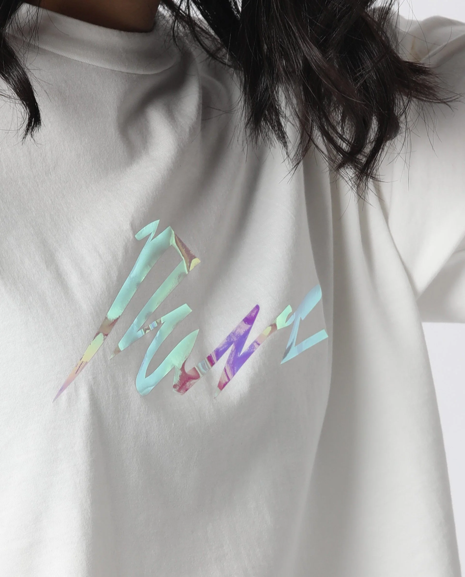 Rareism Women Niki Offwhite T-Shirt Short Sleeves - Image 5