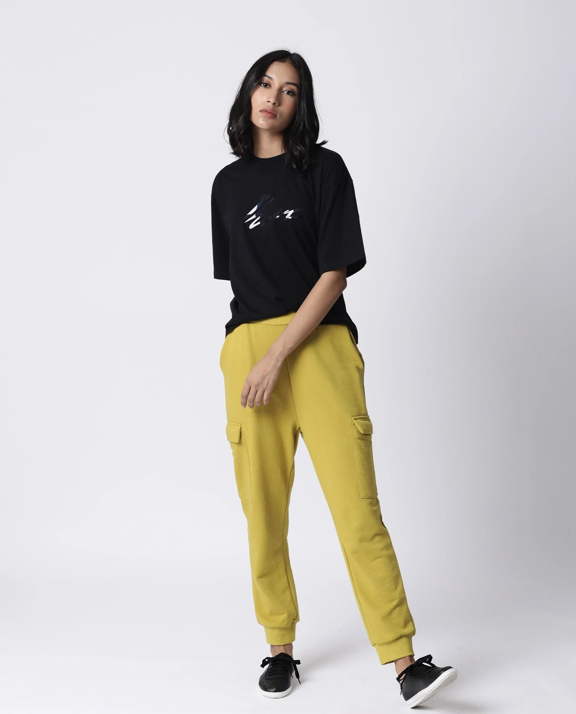 Rareism Women Niki Black T-Shirt Short Sleeves - Image 11