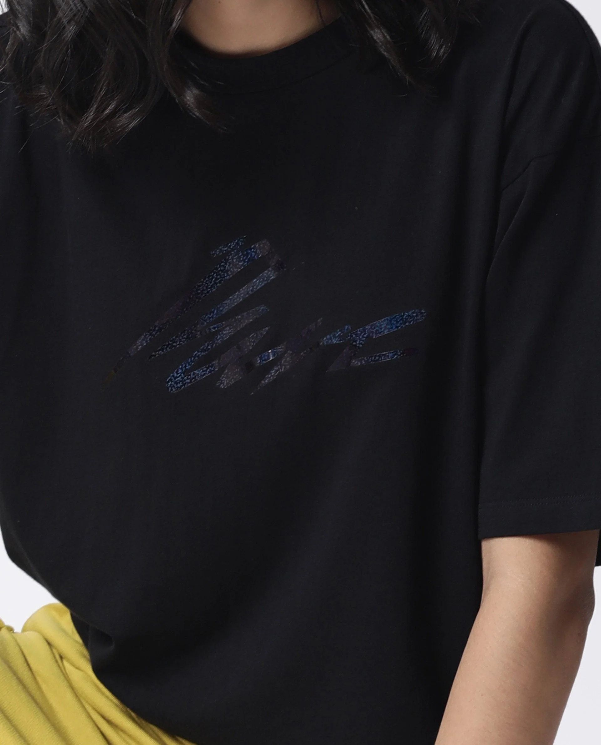 Rareism Women Niki Black T-Shirt Short Sleeves - Image 12