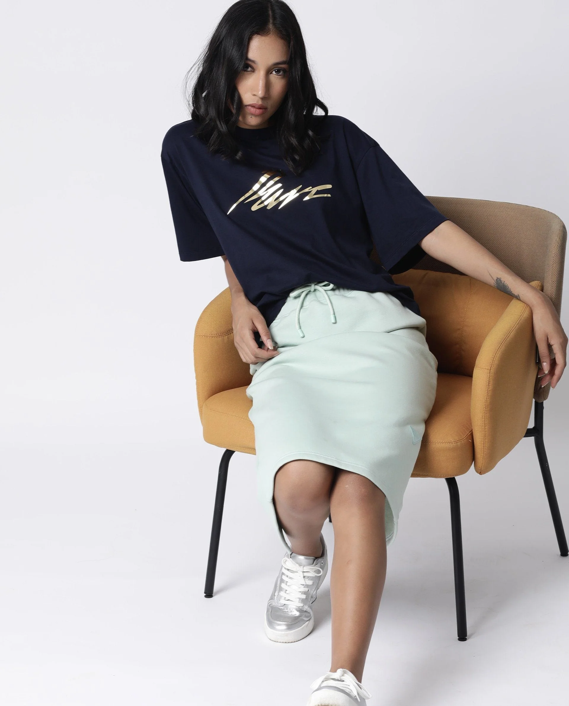 Rareism Women Niki Navy T-Shirt Short Sleeves - Image 2