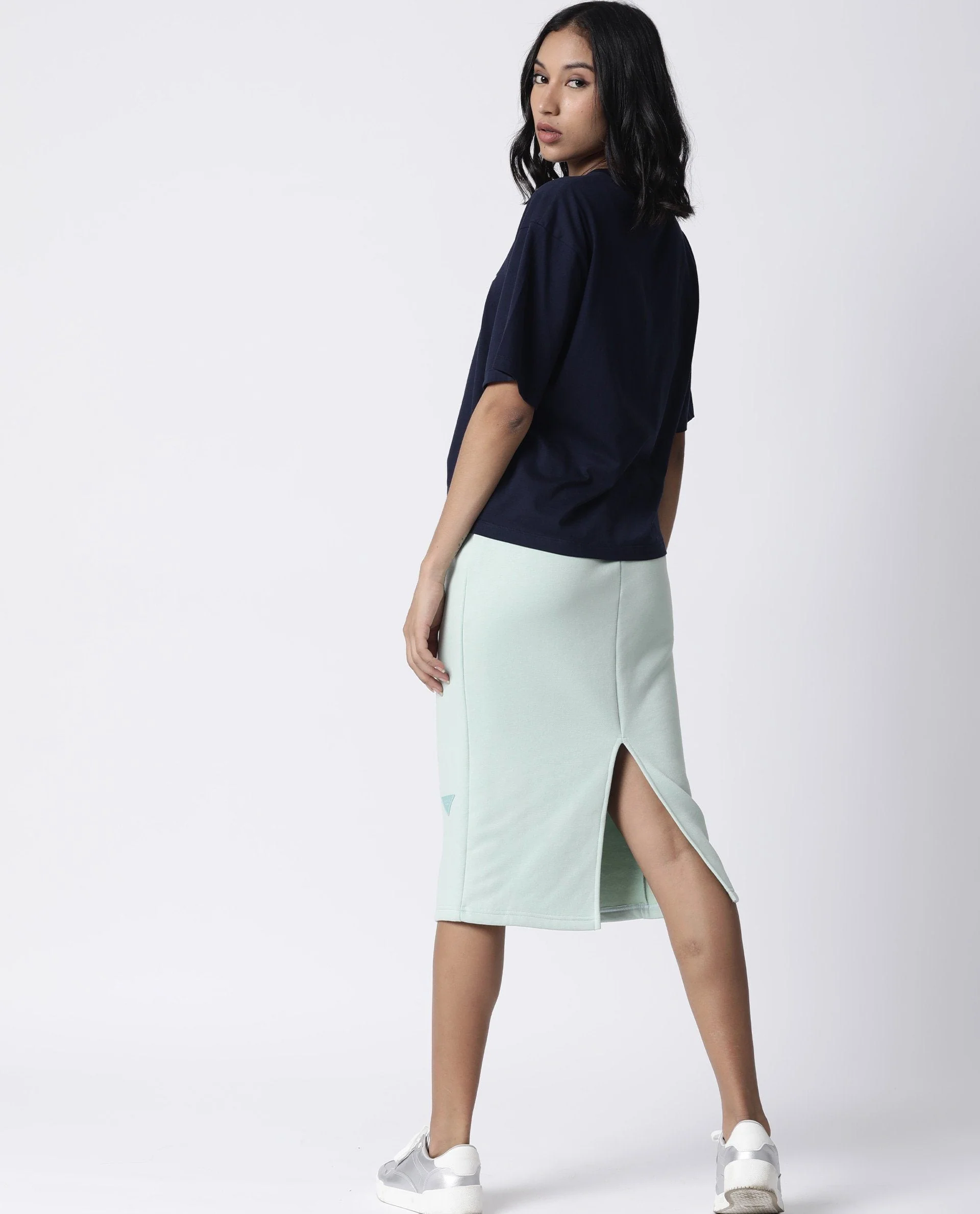 Rareism Women Niki Navy T-Shirt Short Sleeves - Image 4