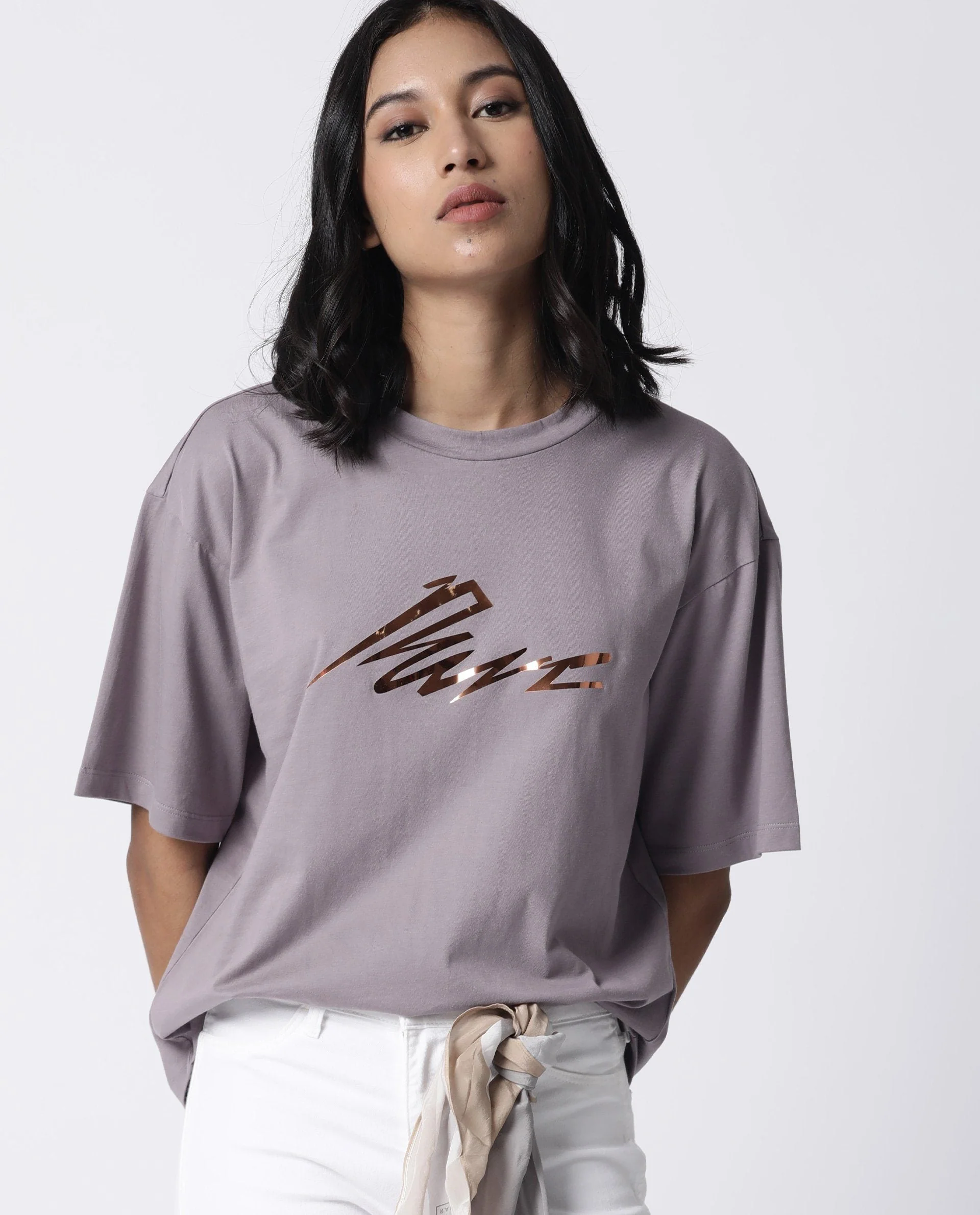 Rareism Women Niki Purple T-Shirt Short Sleeves - Image 10