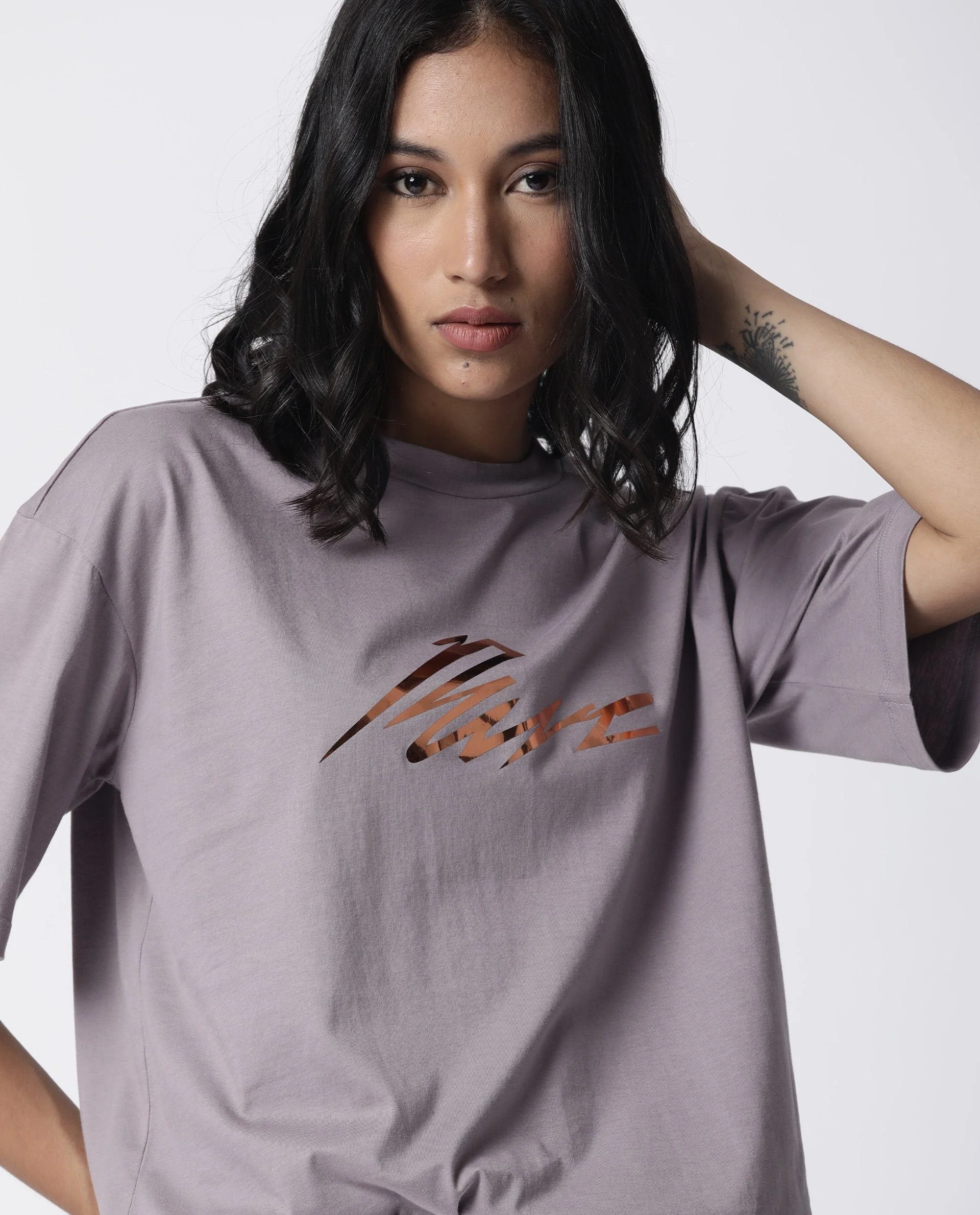 Rareism Women Niki Purple T-Shirt Short Sleeves - Image 8