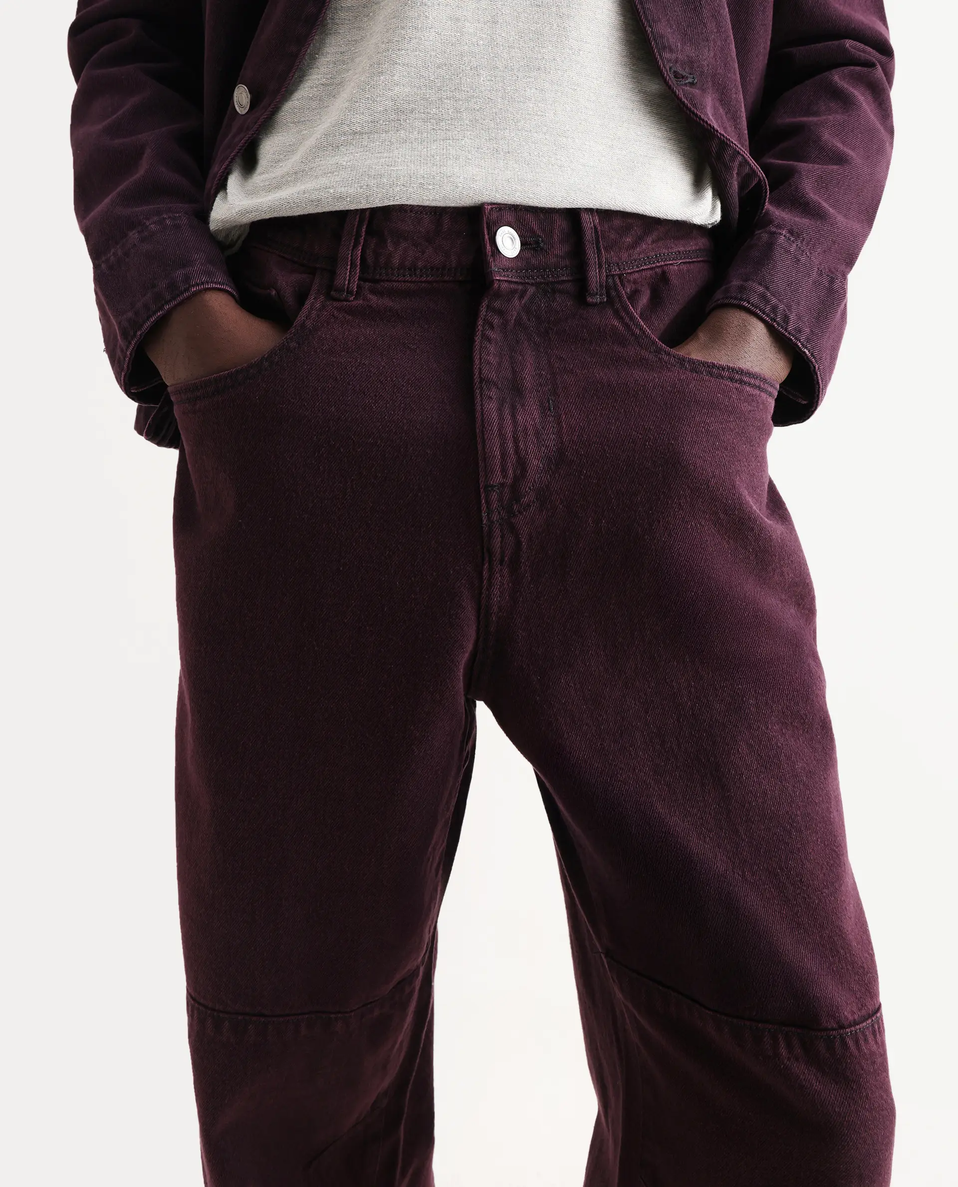 Rare Rabbit Men's Cotton Plain Baggy Fit Jeans - Image 3