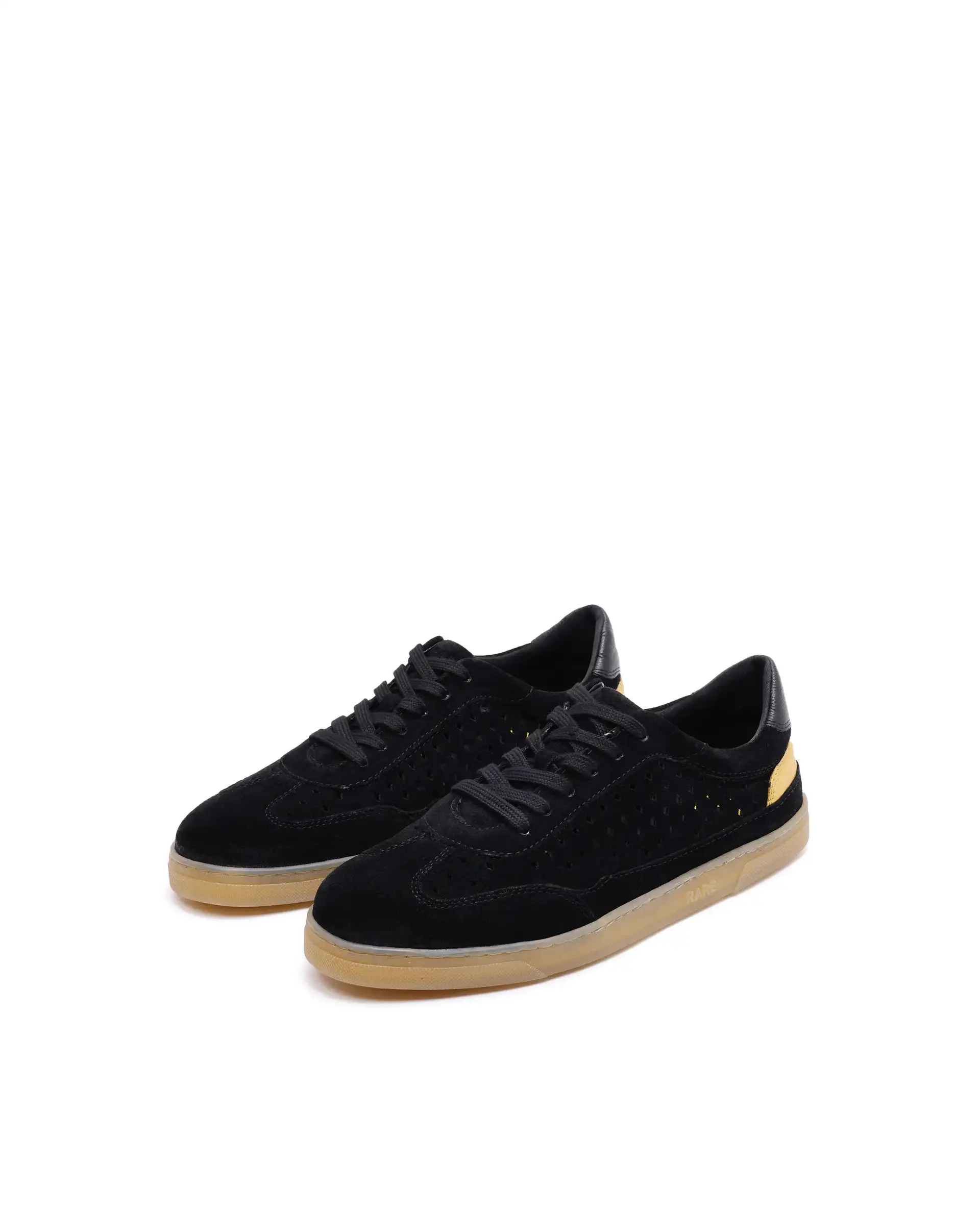 Rare Rabbit Men Norma Black Suede Lace-Up Closure Sneaker - Image 3