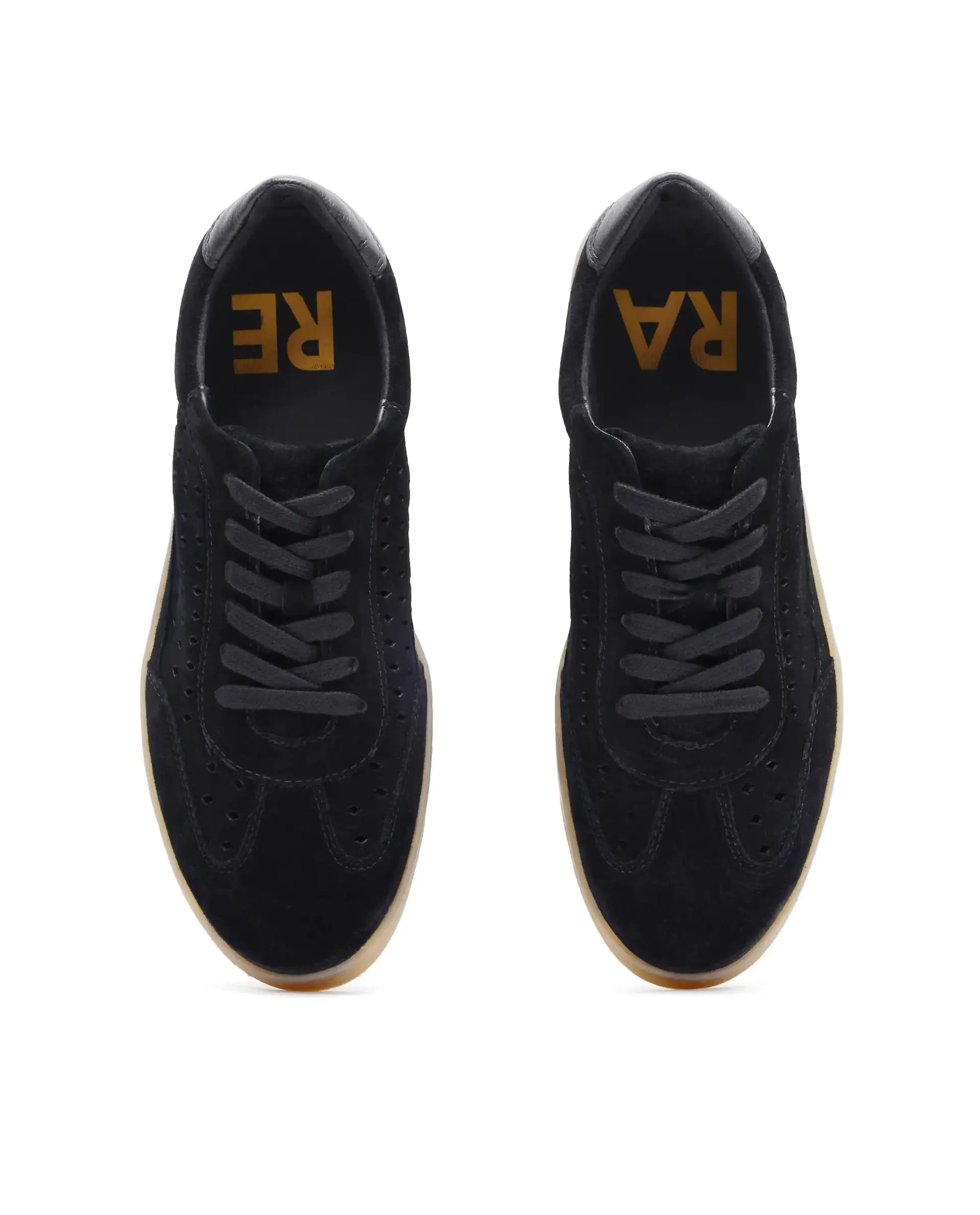 Rare Rabbit Men Norma Black Suede Lace-Up Closure Sneaker - Image 4