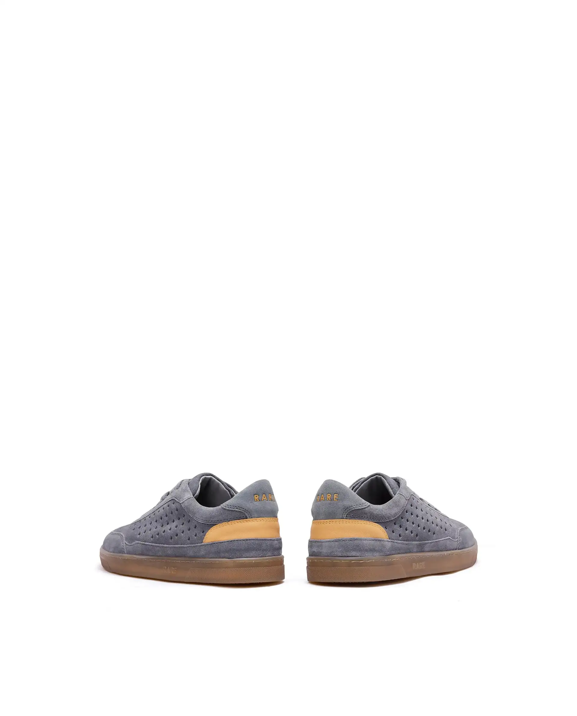 Rare Rabbit Men Norma Grey Suede Lace-Up Closure Sneaker - Image 6