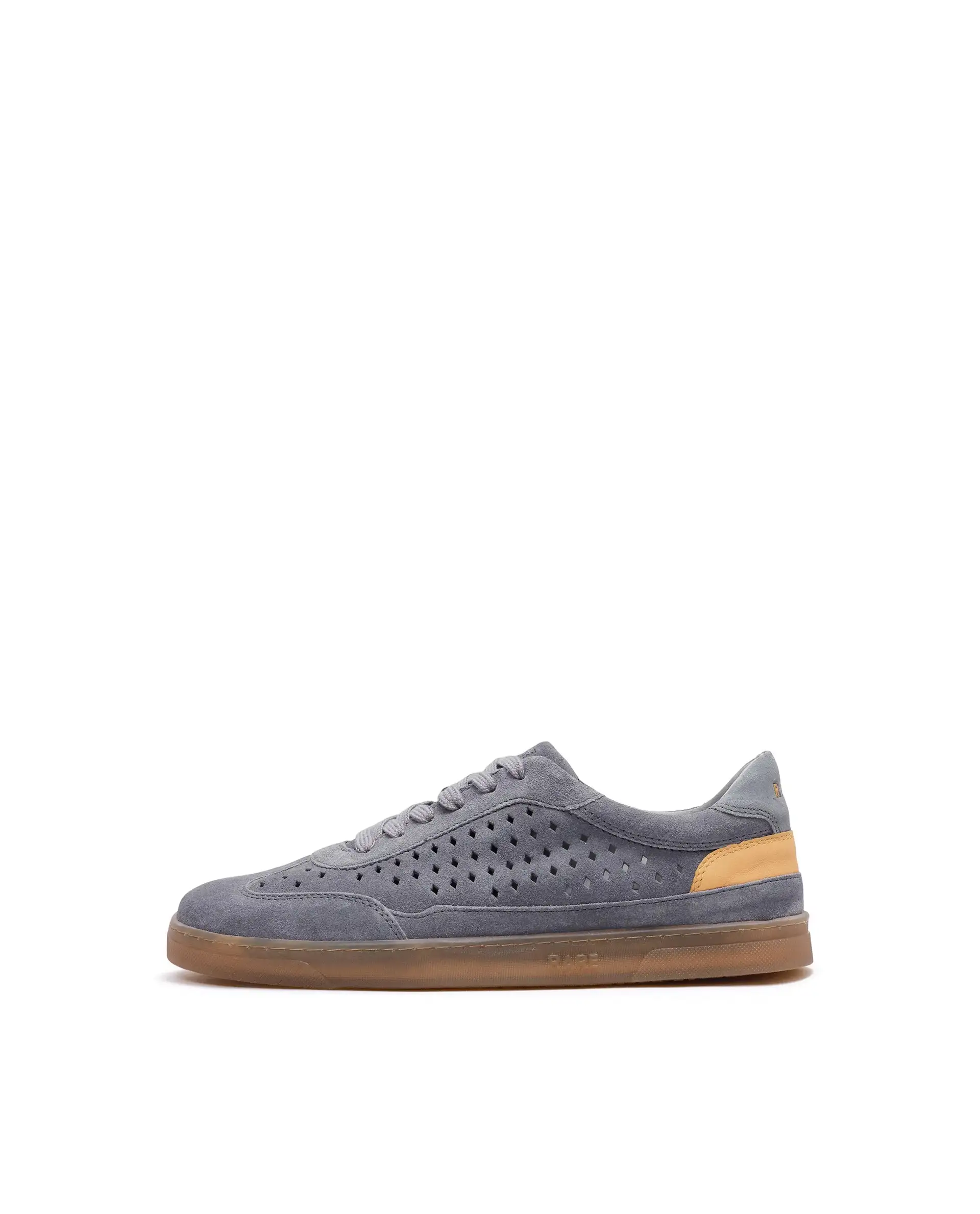 Rare Rabbit Men Norma Grey Suede Lace-Up Closure Sneaker - Image 9