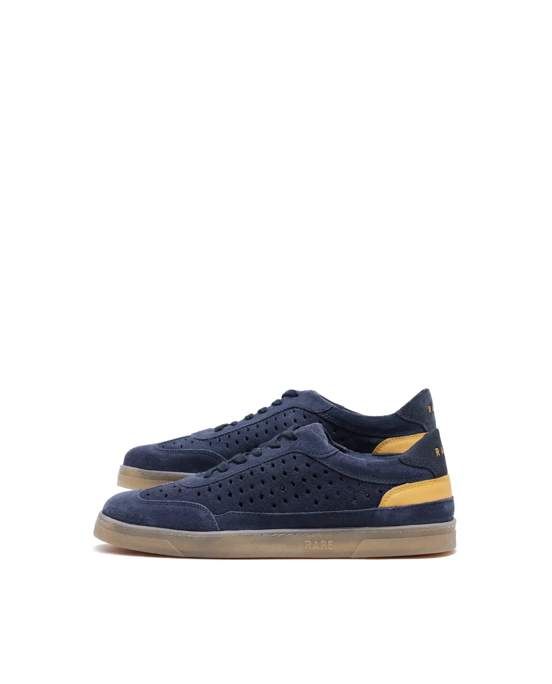 Rare Rabbit Men Norma Navy Suede Lace-Up Closure Sneaker - Image 4