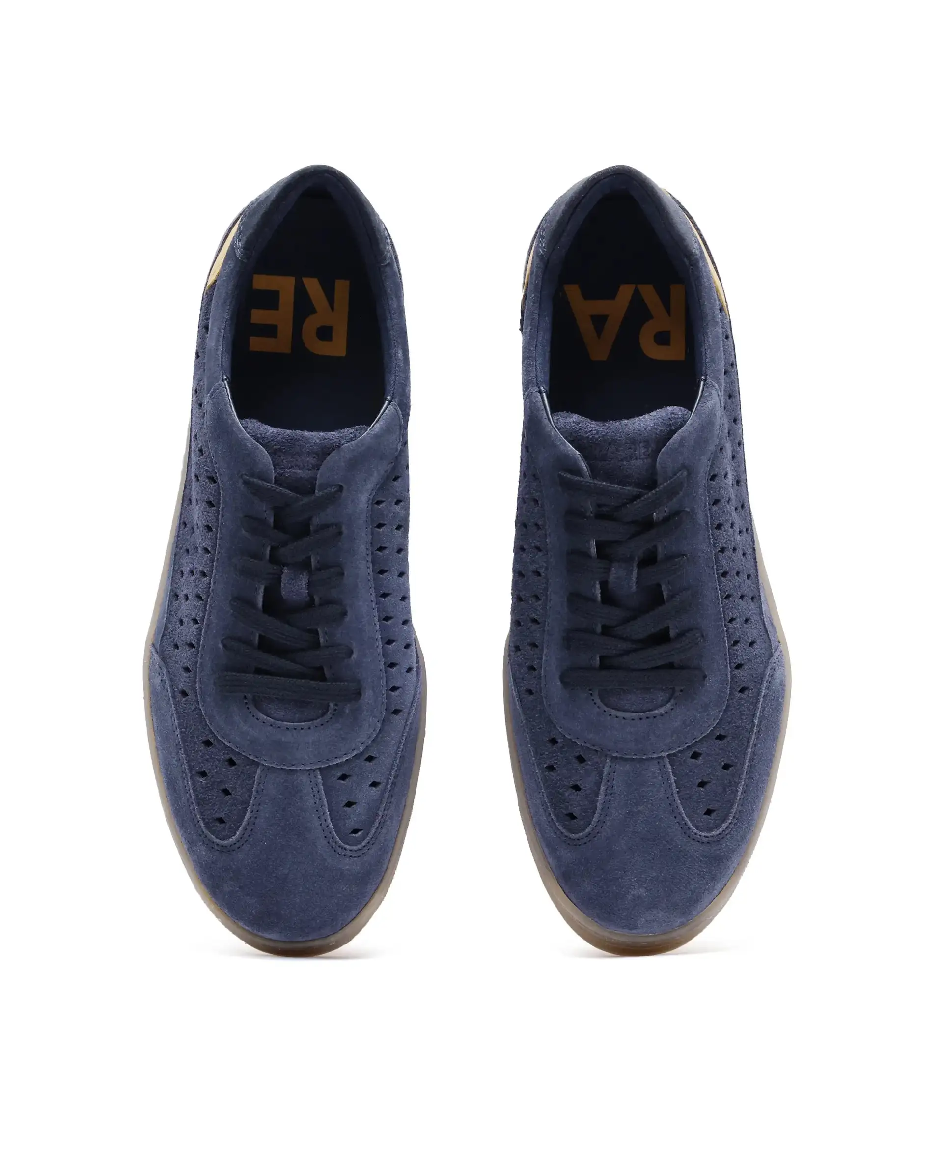 Rare Rabbit Men Norma Navy Suede Lace-Up Closure Sneaker - Image 7