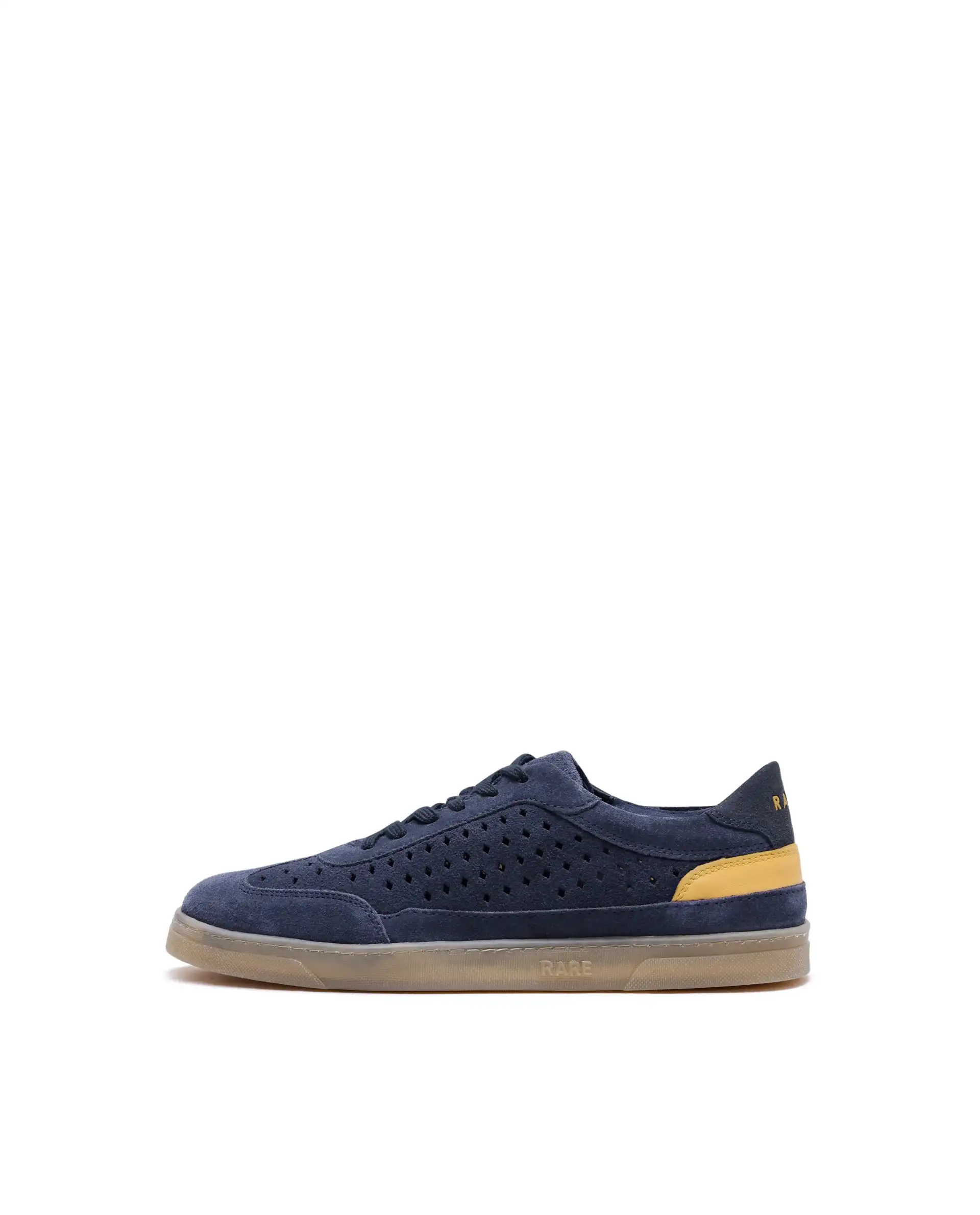 Rare Rabbit Men Norma Navy Suede Lace-Up Closure Sneaker - Image 9