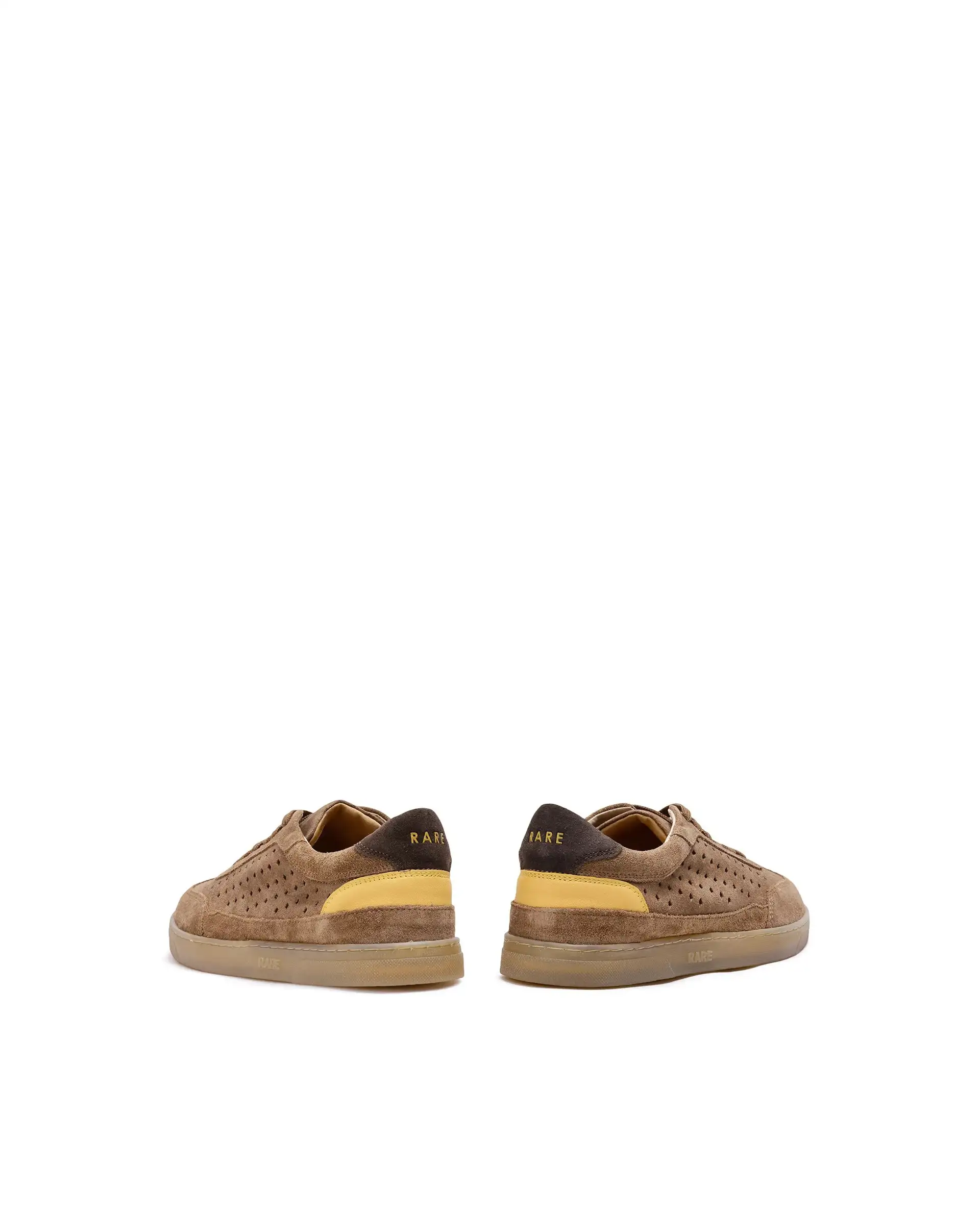 Rare Rabbit Men Norma Tan Suede Lace-Up Closure Sneaker - Image 5