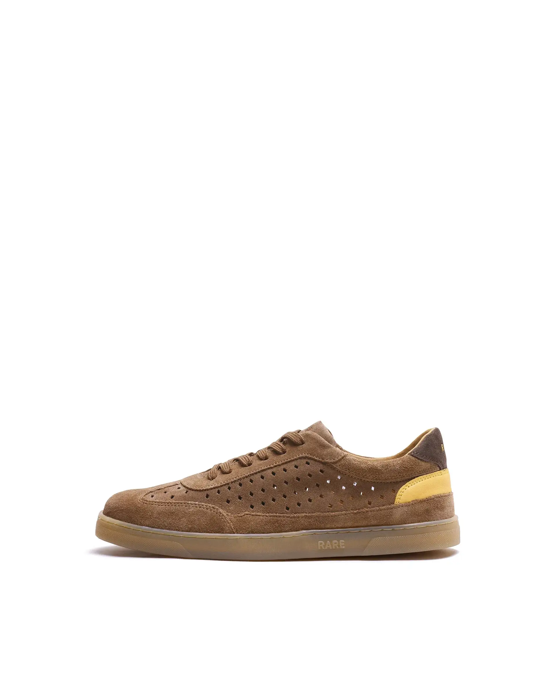 Rare Rabbit Men Norma Tan Suede Lace-Up Closure Sneaker - Image 9