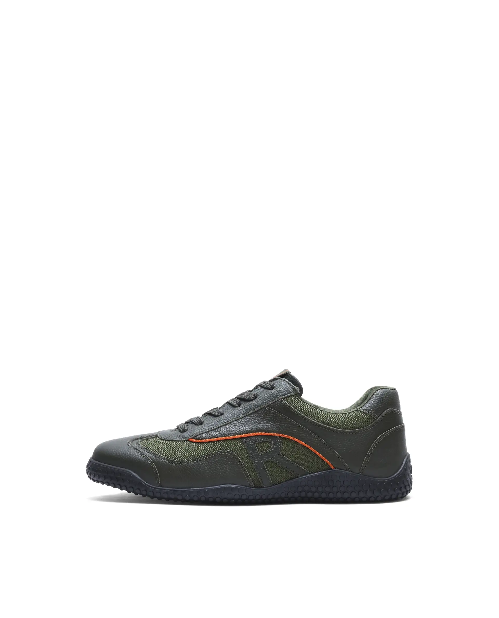 Rarez Men's Nosta Olive Leather Sneaker - Image 8