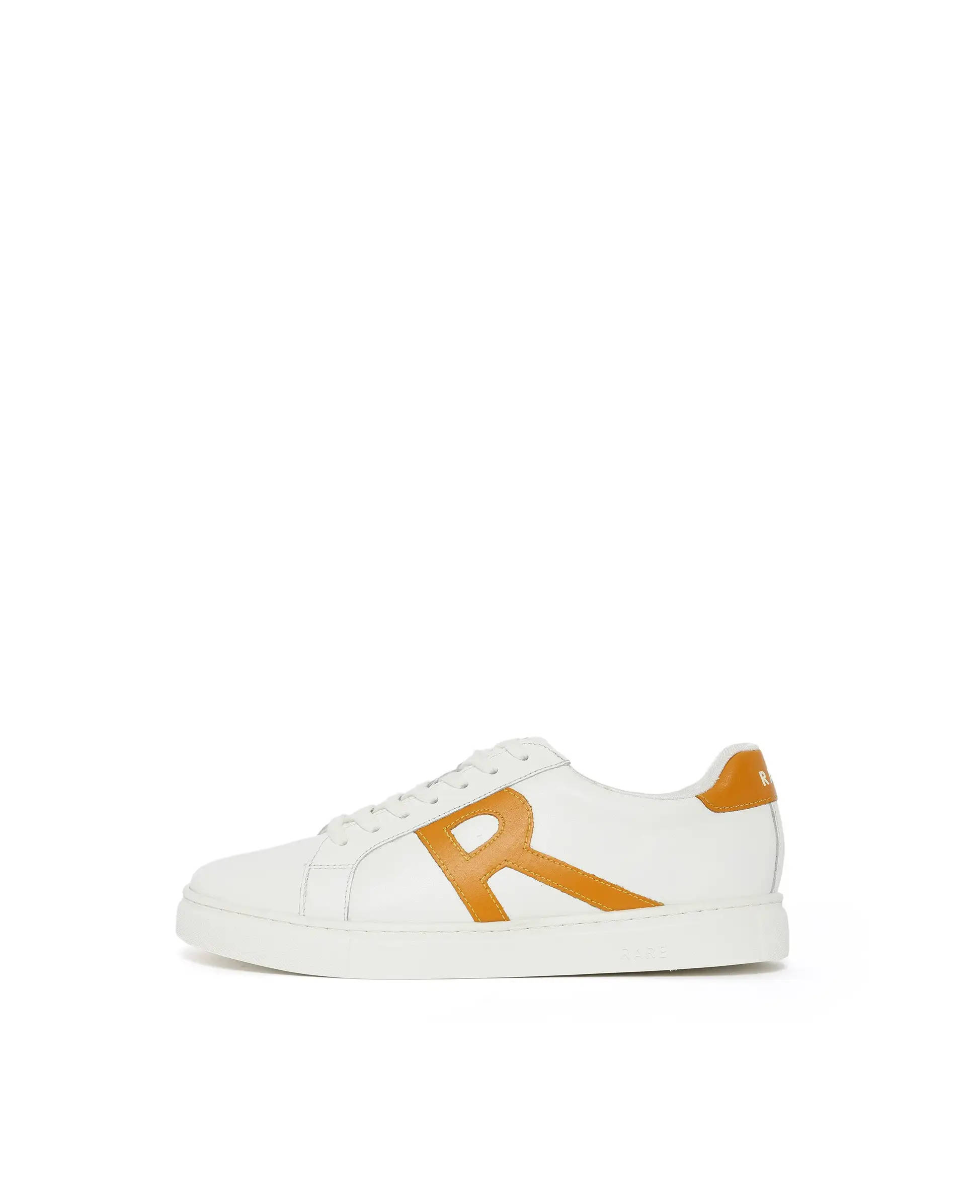 Rare Rabbit Men's Nova Mustard Round Toe Smart Casual Low-Top Lace-Up Logo Branding Sneaker Shoes - Image 7
