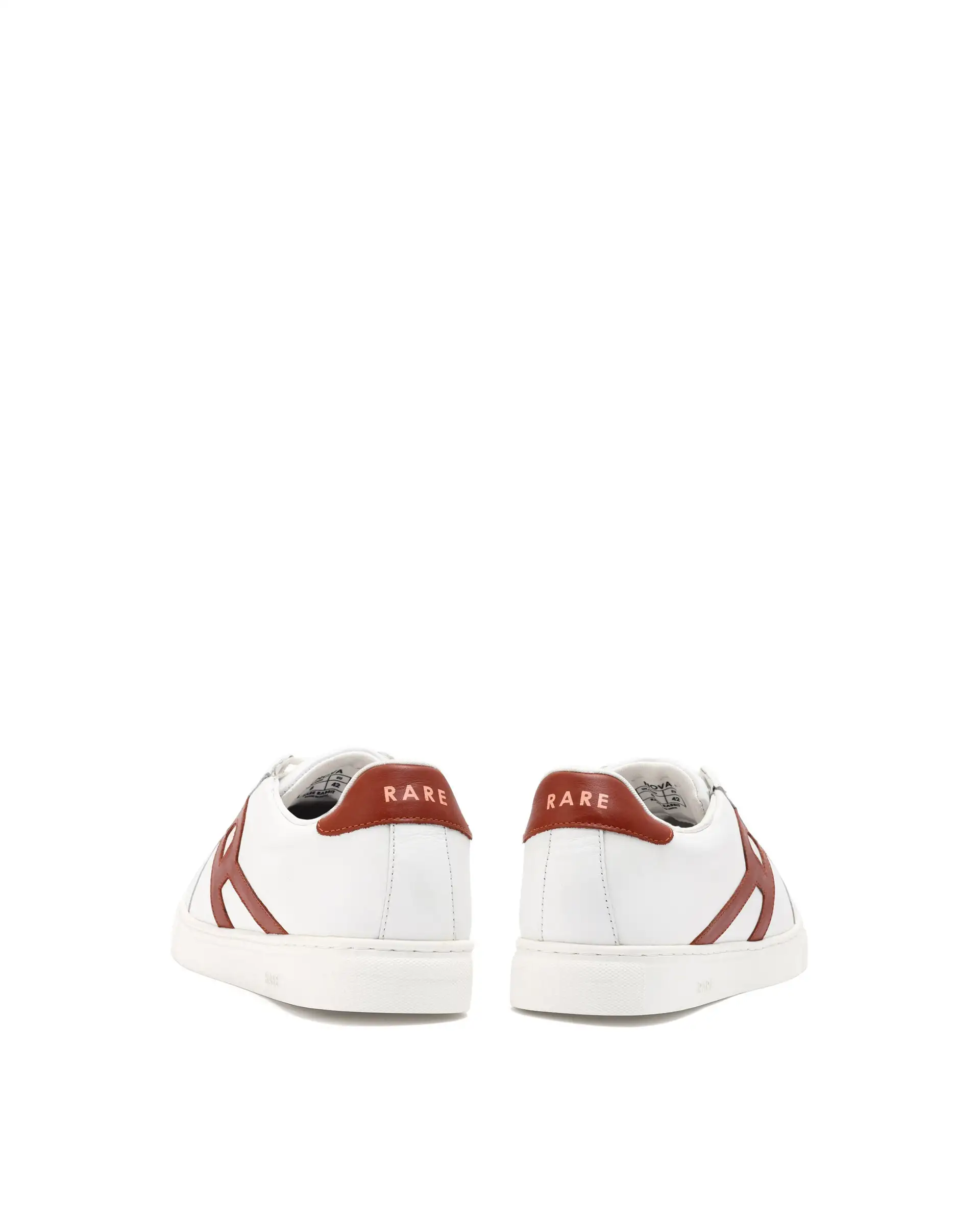 Rare Rabbit Men's Nova White Round Toe Smart Casual Low-Top Lace-Up Logo Branding Sneaker Shoes - Image 7