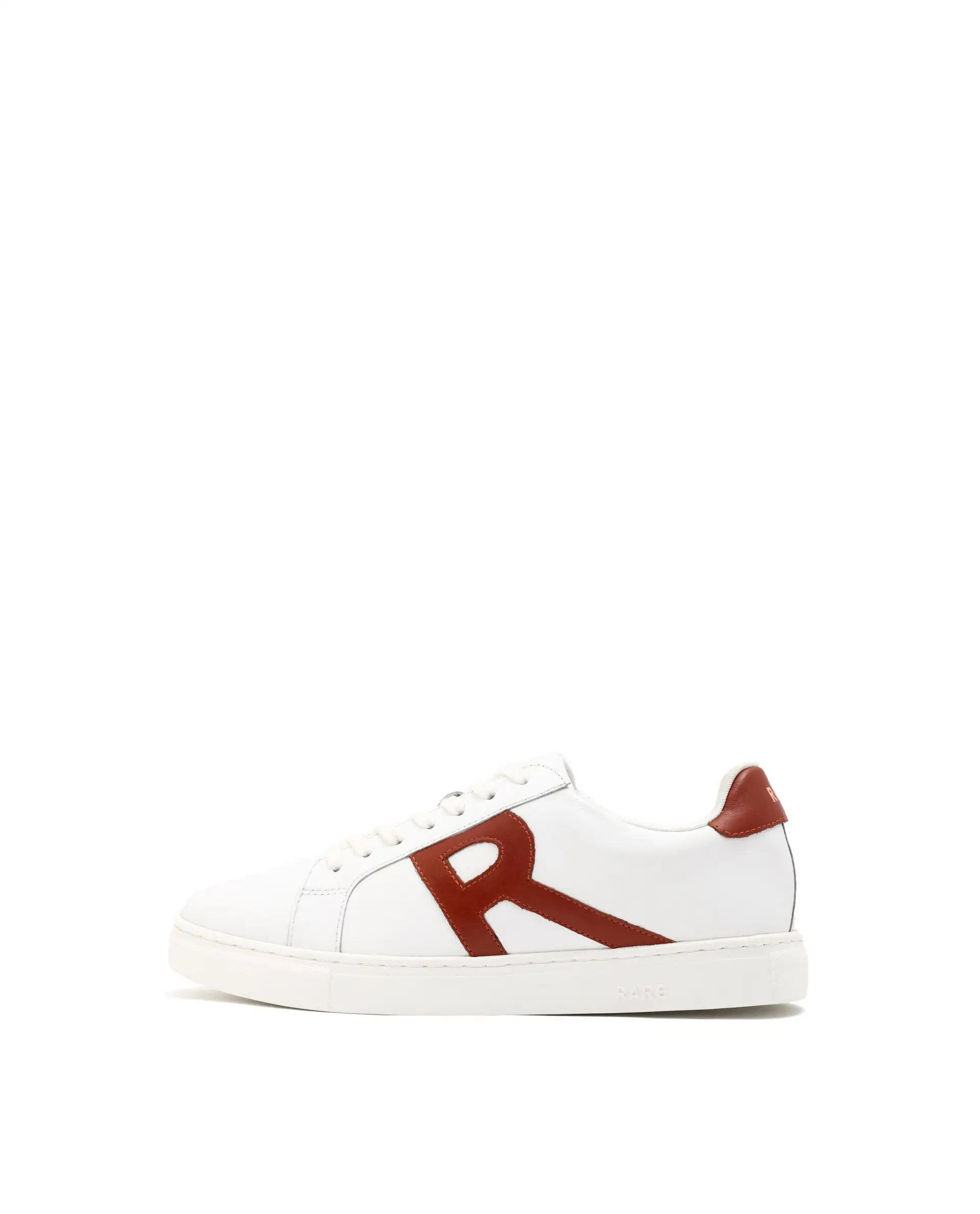 Rare Rabbit Men's Nova White Round Toe Smart Casual Low-Top Lace-Up Logo Branding Sneaker Shoes - Image 8