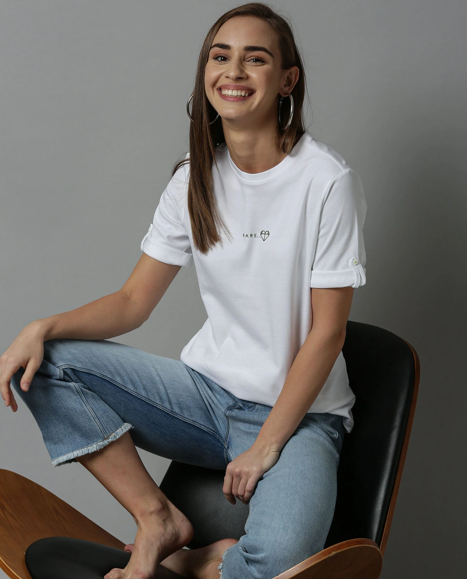 Rareism Women Nova Tee White Top Short Sleeves - Image 5