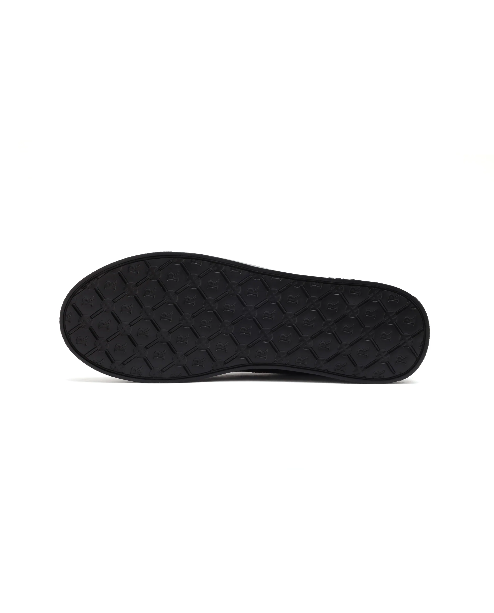 Rare Rabbit Men's Nova Pro Metallic Black Patent Leather Low-Top Lace-Up Sneaker Shoes - Image 7