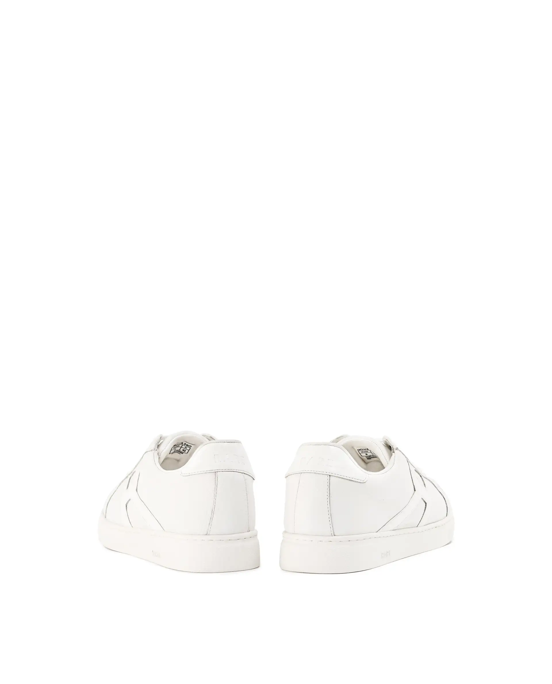 Rare Rabbit Men's Nova Pro Metallic White Patent Leather Low-Top Lace-Up Sneaker Shoes - Image 6