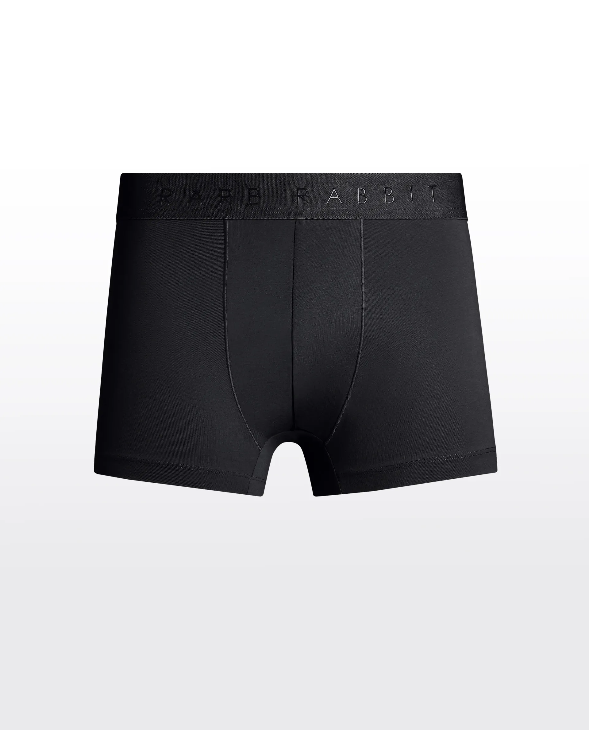 Rare Rabbit Men Now Black Soft Cotton Stretch Trunks (Pack Of 3) - Image 5