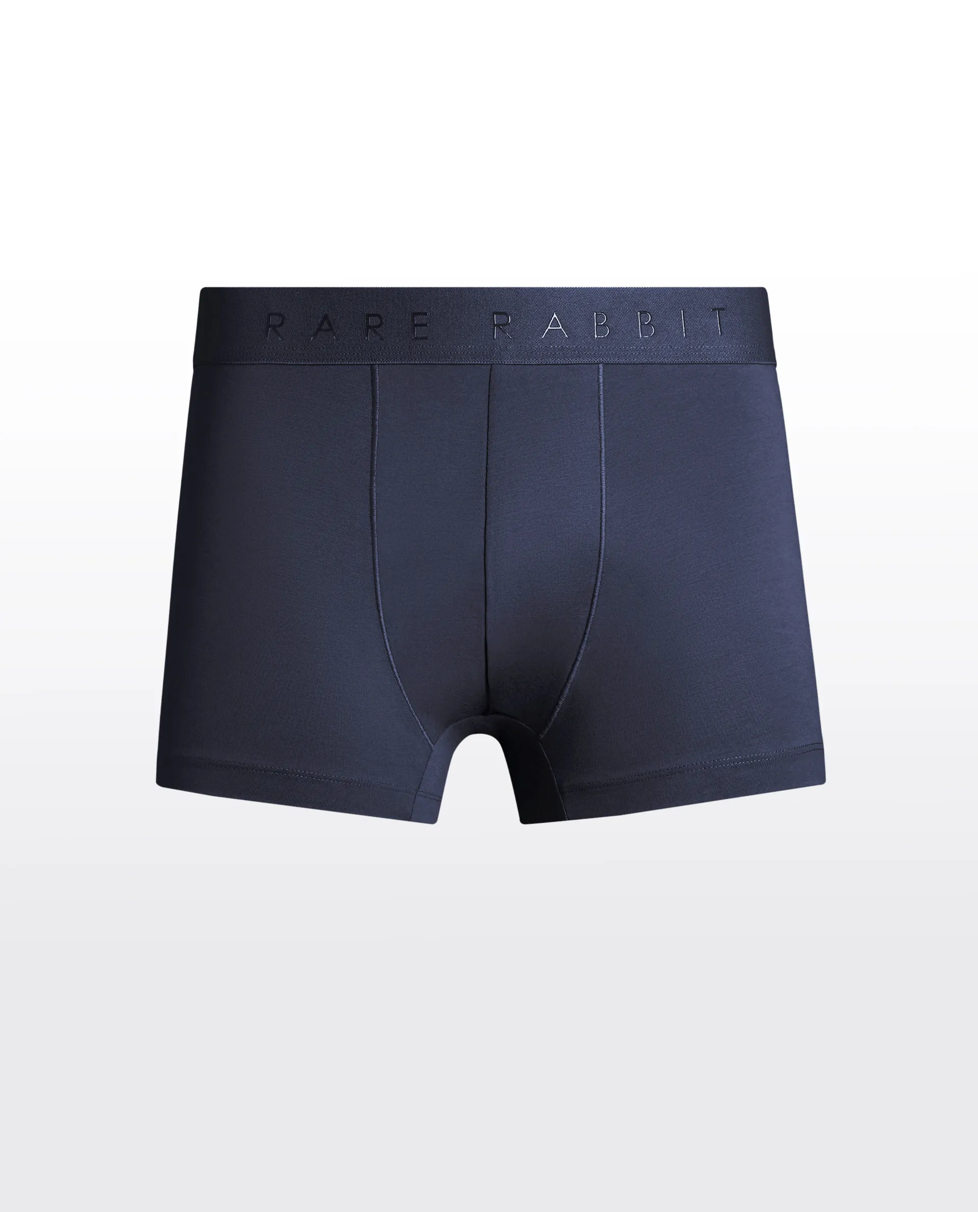 Rare Rabbit Men Now Navy Soft Cotton Stretch Trunks (Pack Of 3) - Image 5