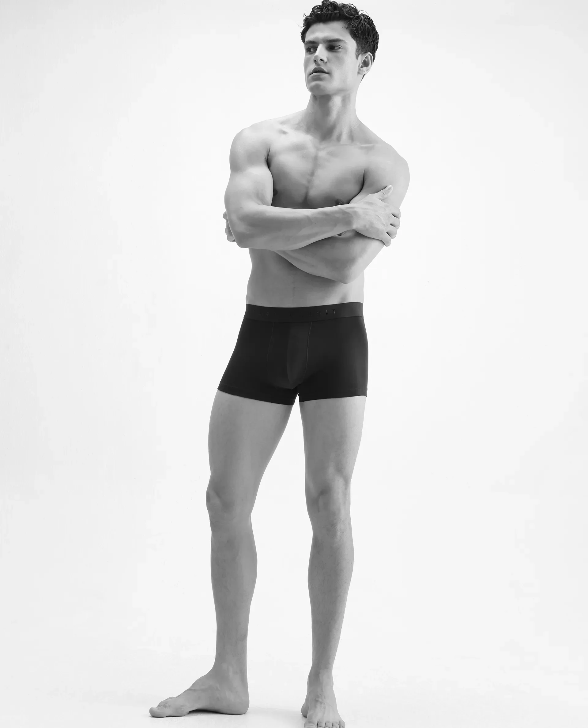 Rare Rabbit Men Now Olive Soft Cotton Stretch Trunks (Pack Of 3) - Image 4