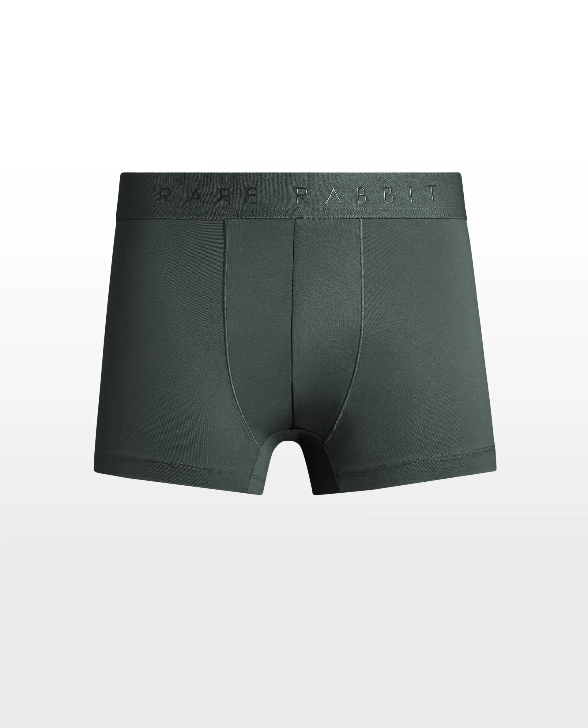 Rare Rabbit Men Now Olive/Prune/Teal Soft Cotton Stretch Trunks (Pack Of 3) - Image 8