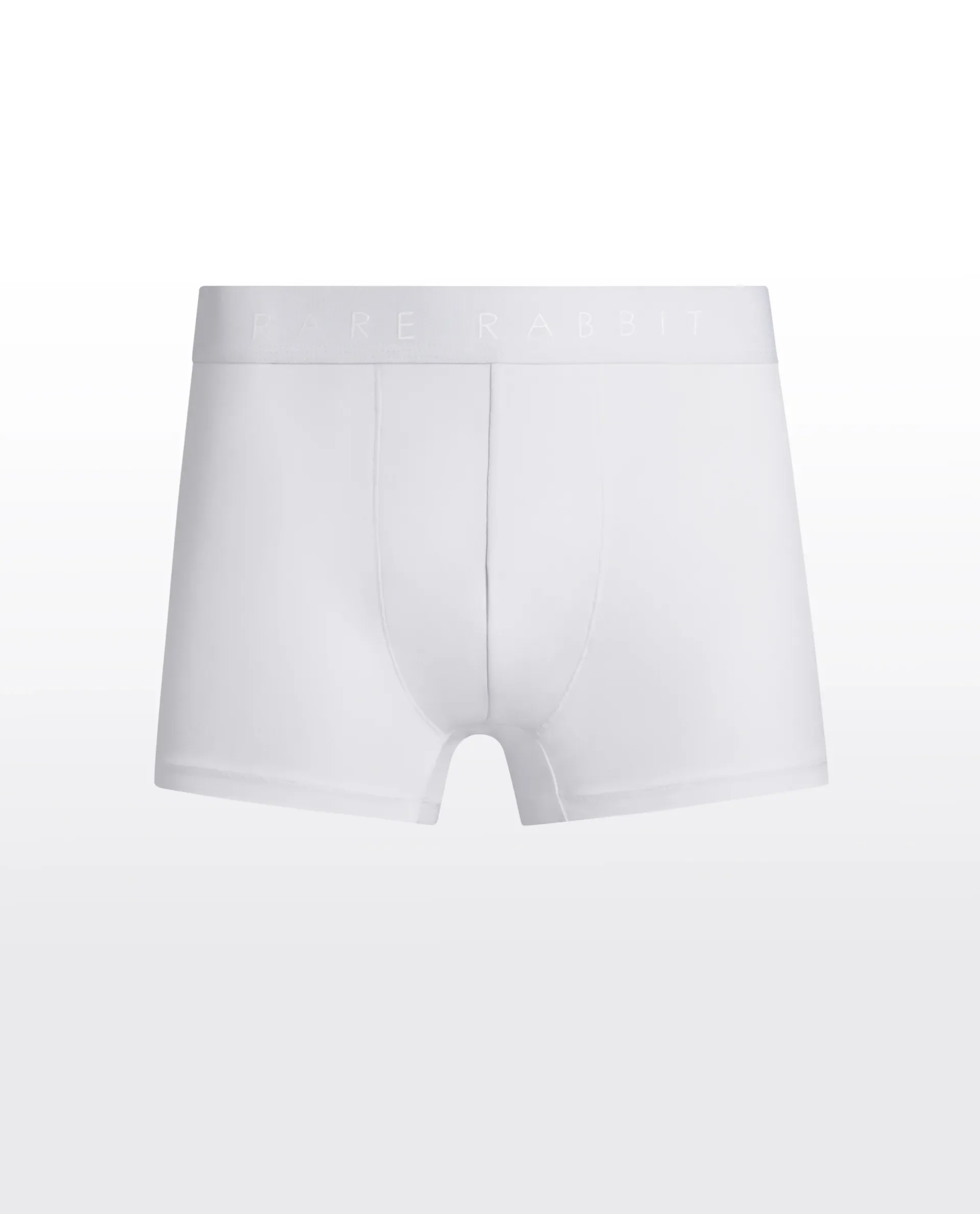 Rare Rabbit Men Now White Soft Cotton Stretch Trunks (Pack Of 3) - Image 3