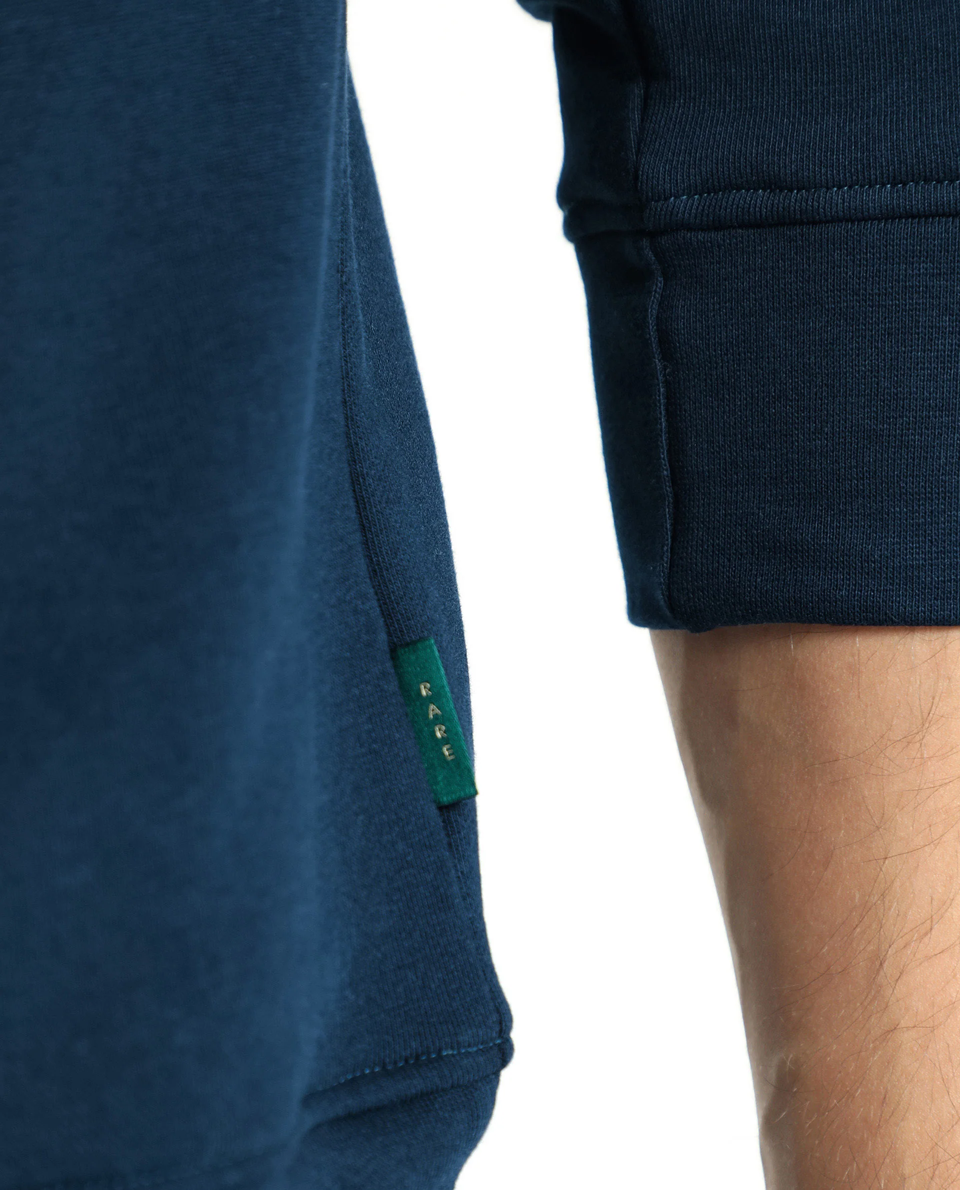 Rare Rabbit Men's Oakk Navy Graphic Print Regular Fit Full Sleeve Crew Neck Sweatshirt - Image 4