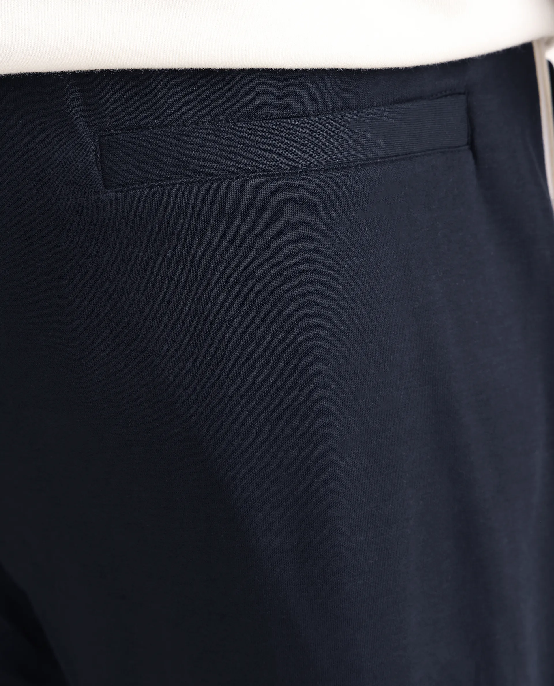 Rare Rabbit Men's Oblic Navy Cotton Blend Plain Relaxed Fit Track Pant - Image 6