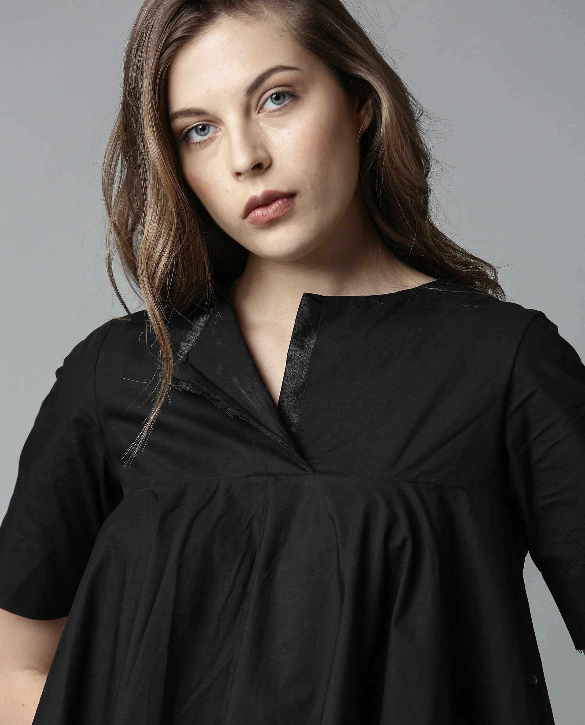 Rareism Women 45200 Black Dress Short Sleeves - Image 8