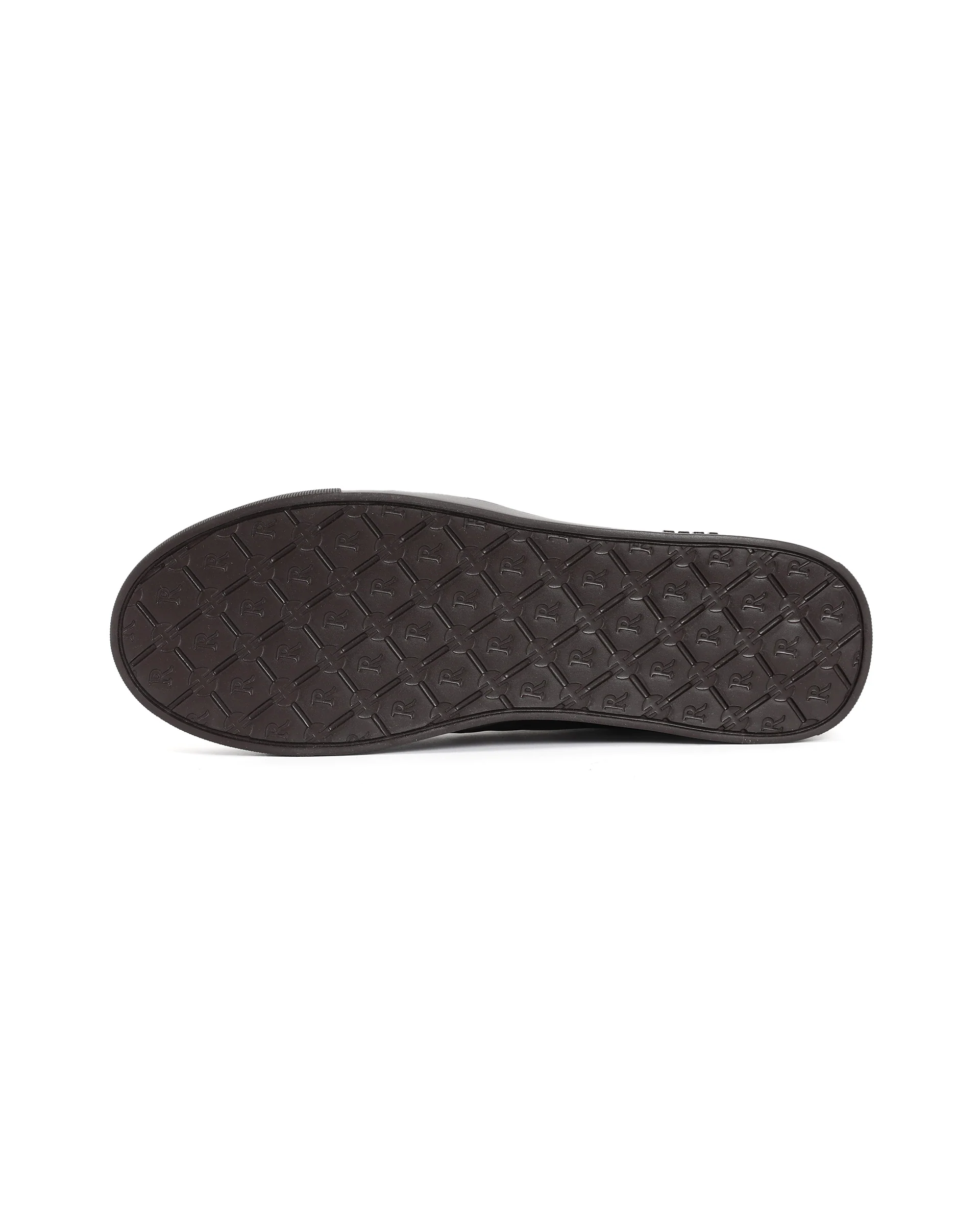 Rare Rabbit Men's Odessa Dark Brown Genuine Leather Round Toe Low-Top Lace-Up Monochromatic Sneaker - Image 7